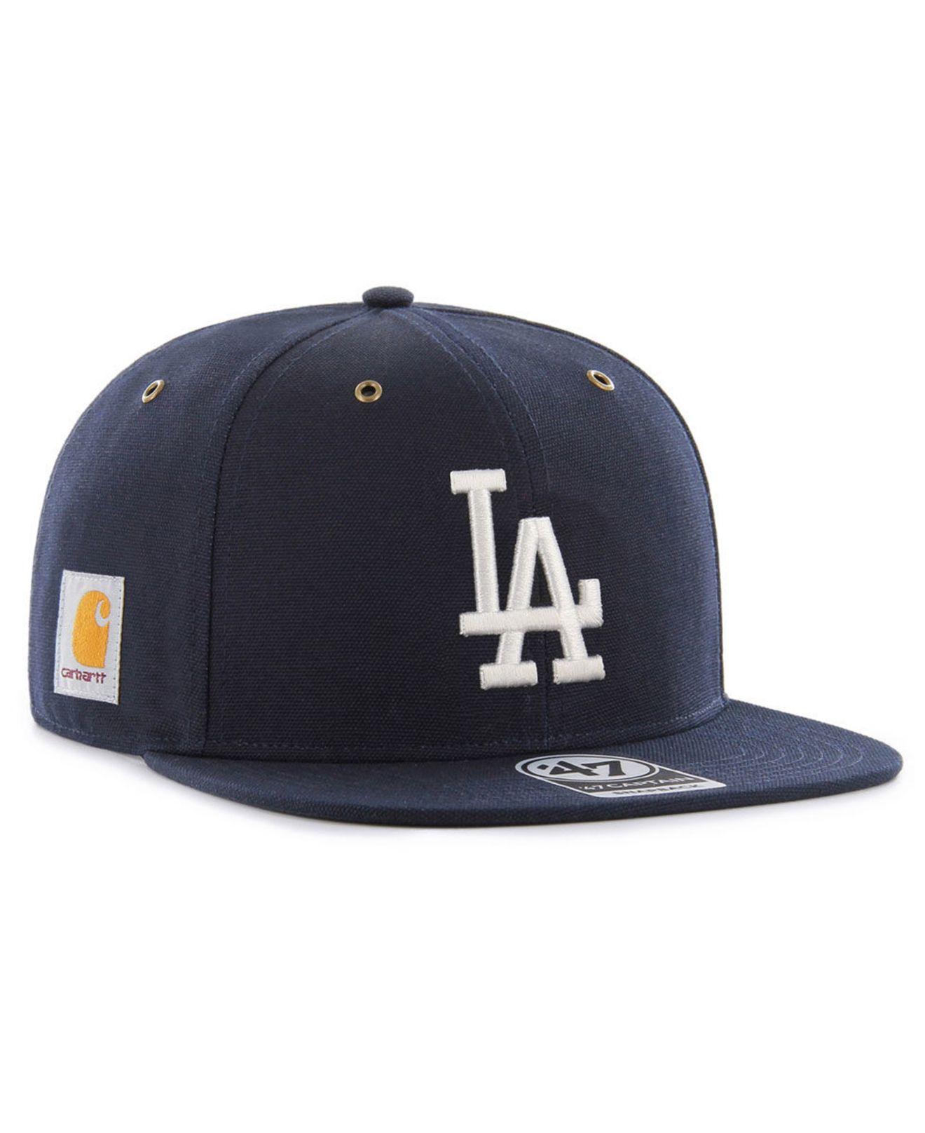 47 Brand Los Angeles Dodgers Carhartt Captain Cap in Blue for Men | Lyst