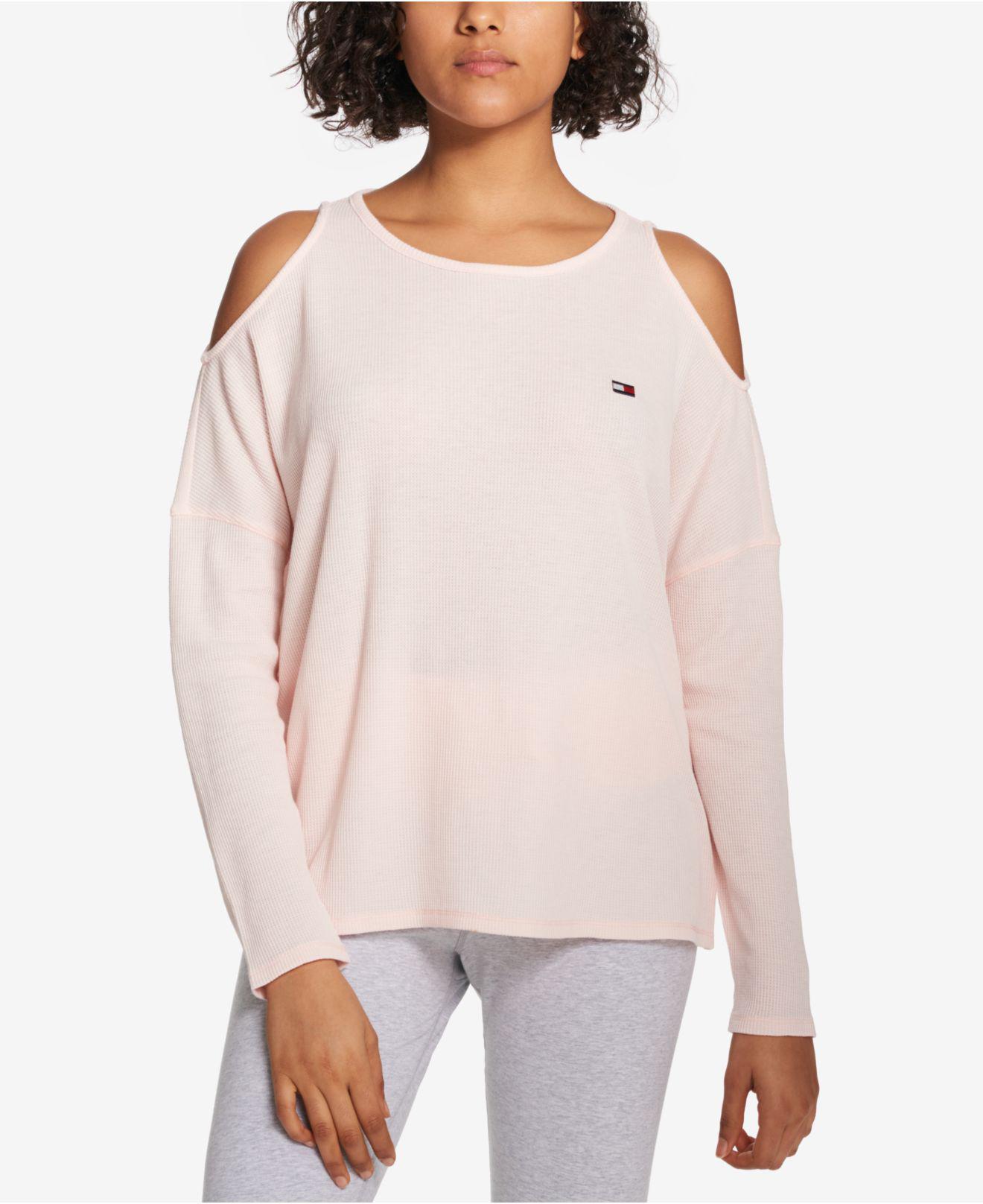 tommy hilfiger waffle knit top