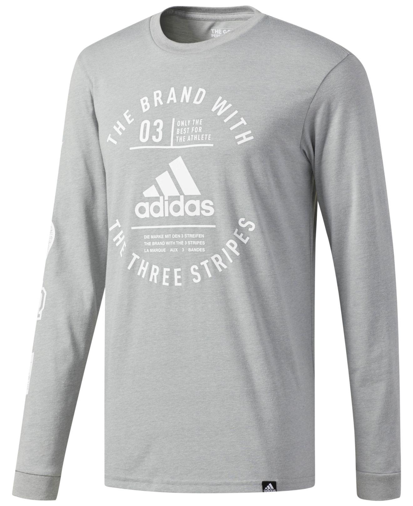 adidas graphic long sleeve shirt