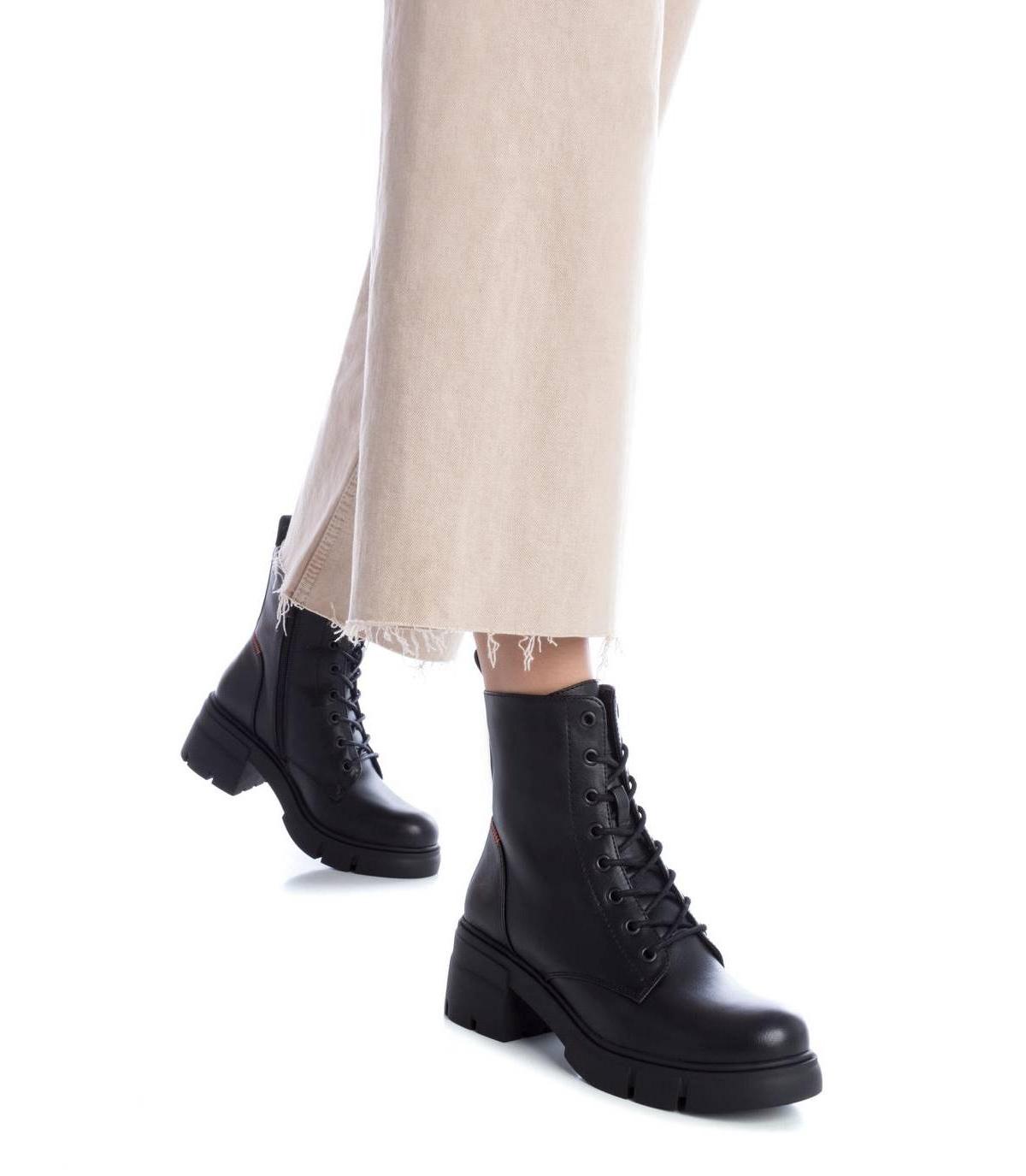 Xti Combat Boots By in Black | Lyst