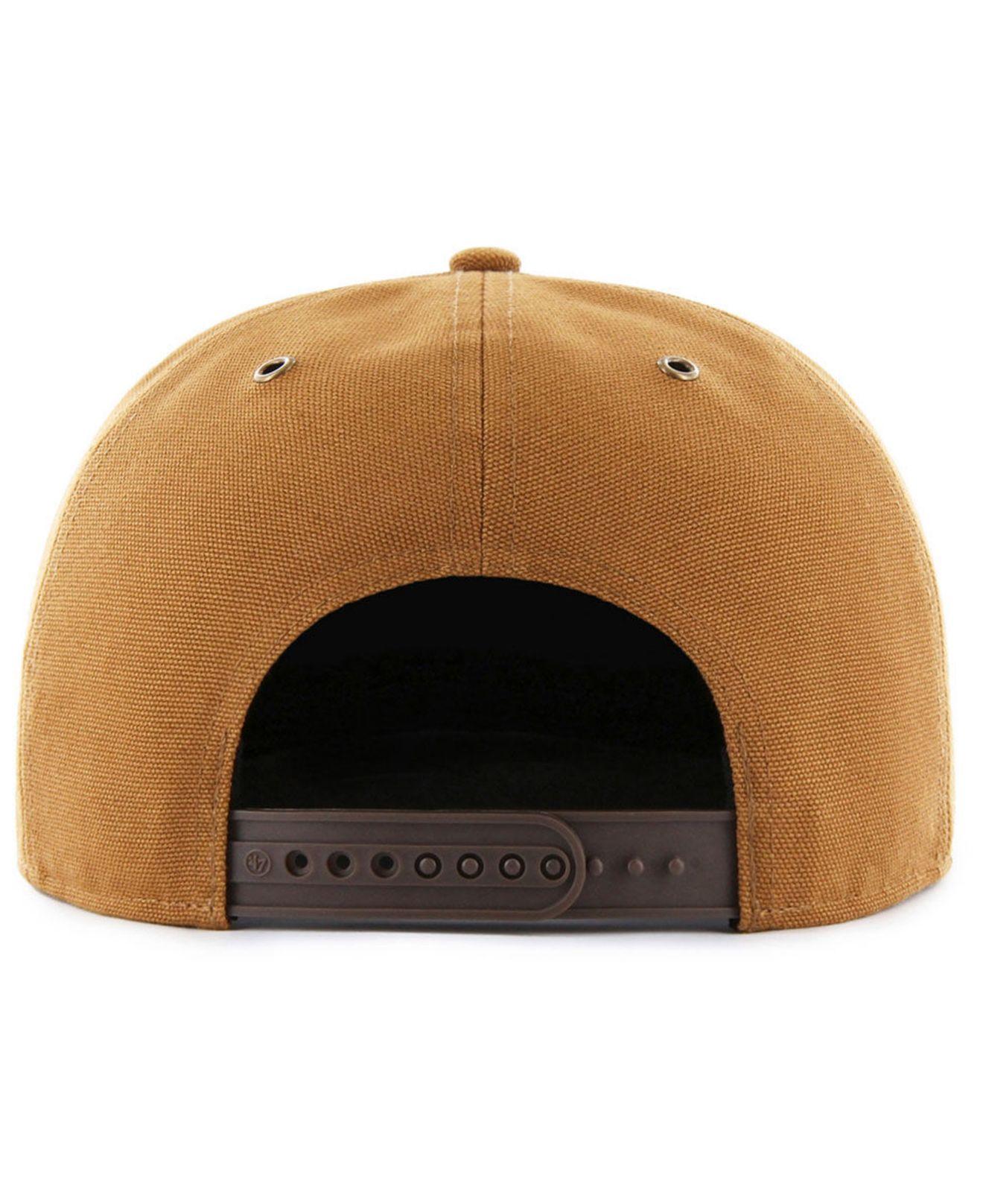 47 Brand New York Yankees Carhartt Captain Cap in Brown for Men | Lyst