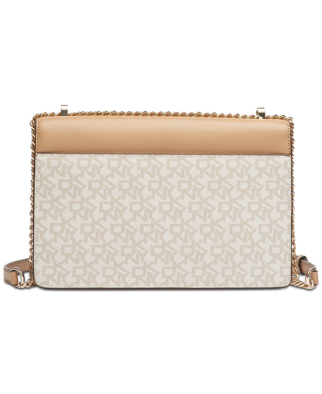 dkny elissa signature shoulder bag