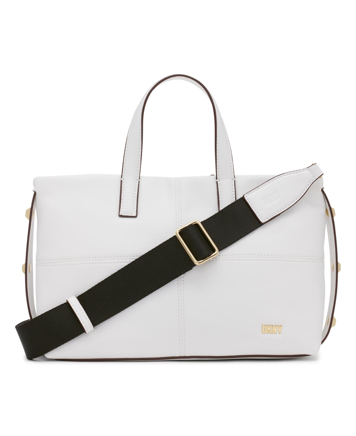 DKNY White With Black Detail Bag