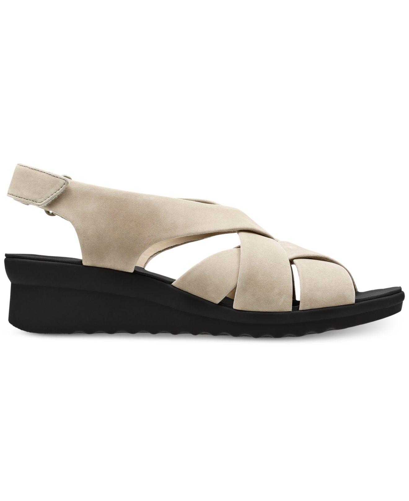 clarks reedly salene wedge sandal