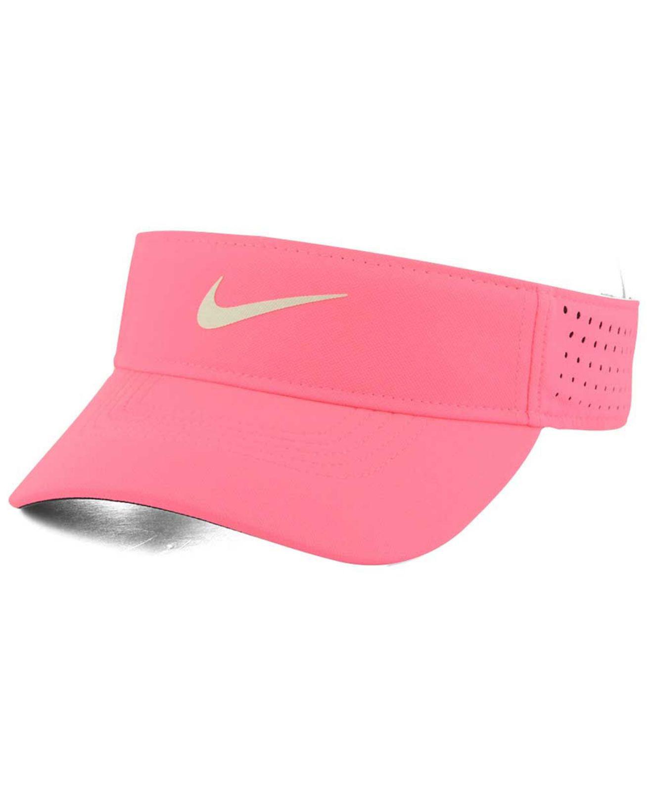 hot pink nike visor