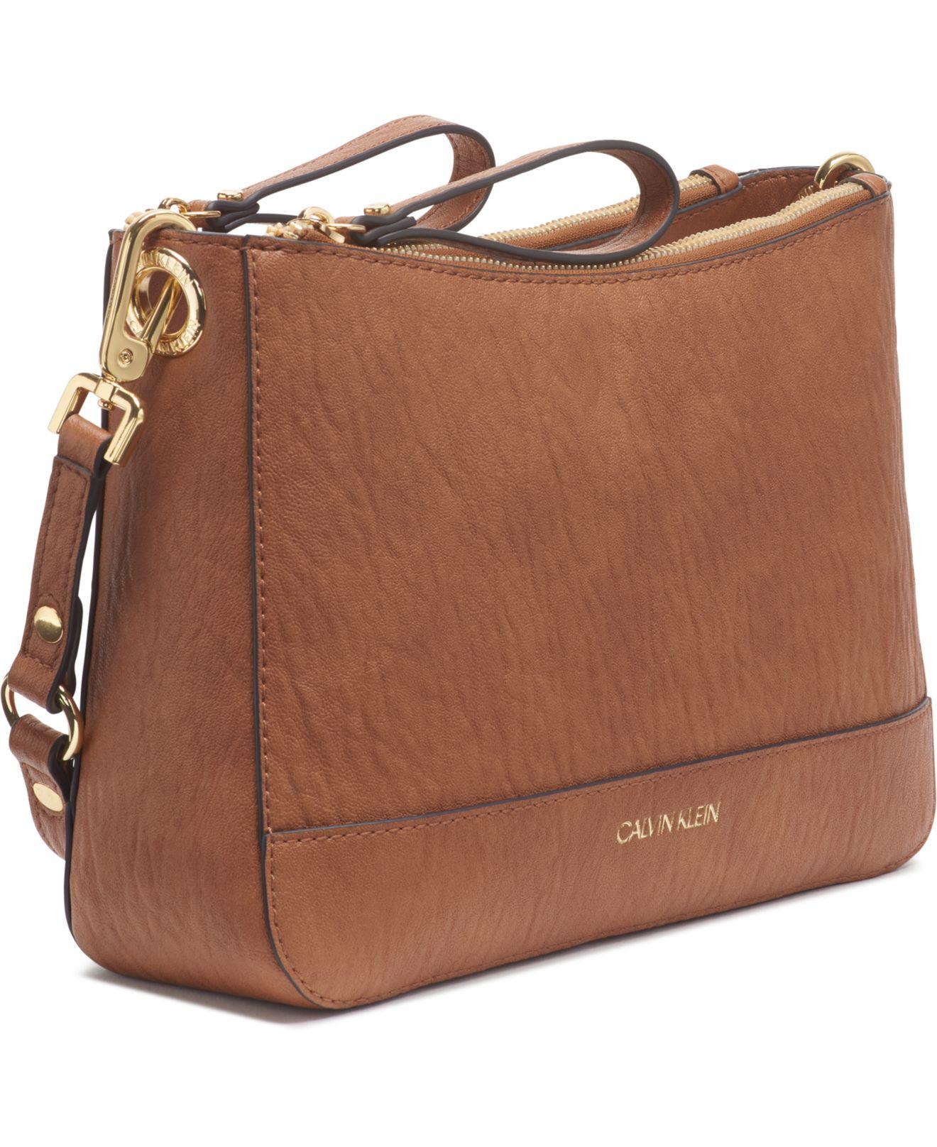 Calvin Klein Sonoma Crossbody in Caramel (Brown) Lyst