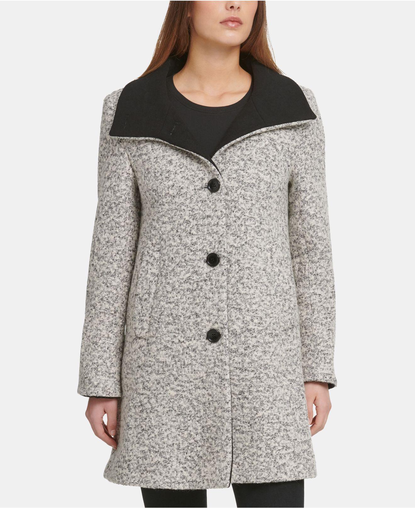 macys petite wool coats