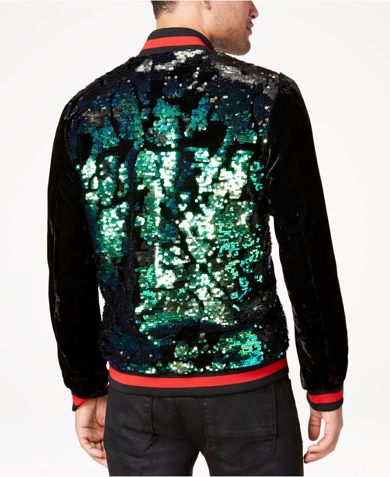 Download INC International Concepts Camo Sequin And Velvet Full-zip ...
