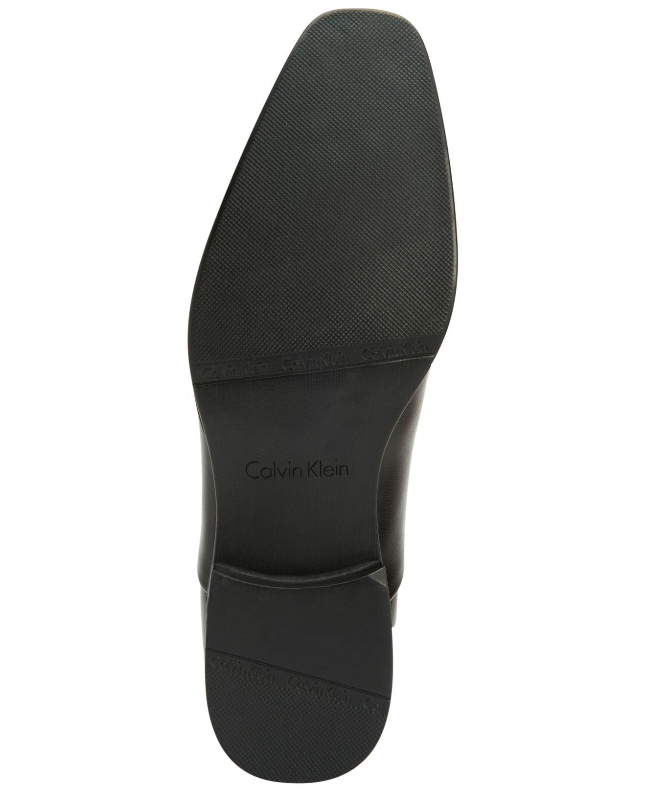 calvin klein shoes leather