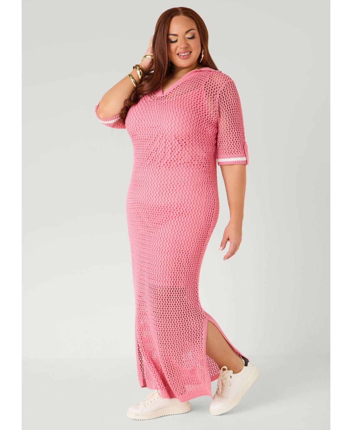 ashley stewart pink dresses Dress Casual Midi By In Purple, Size: 3x – Clothes Mentor South Windsor CT #124 Dress Ashley Stewart Lace Tops