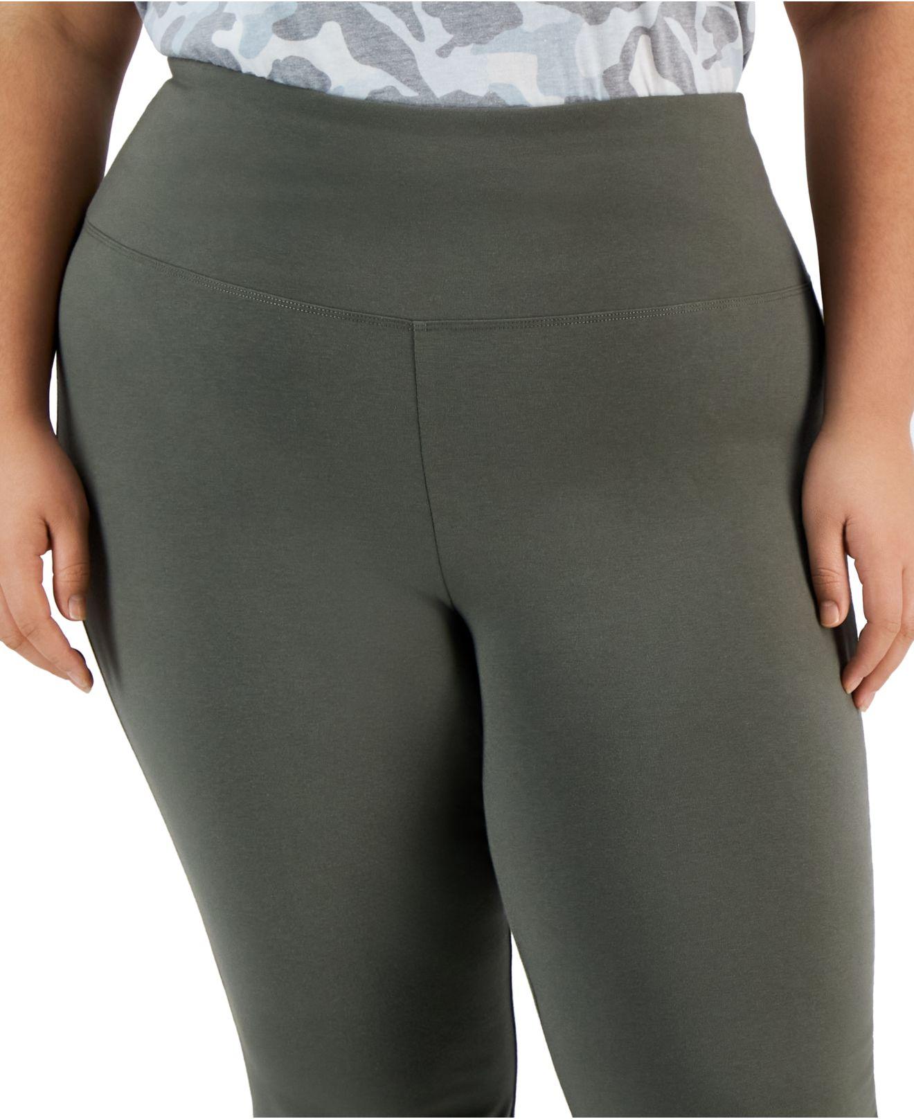 Style & Co. Plus Size High Rise Pull-on Bootcut Leggings, Created For Macy's  in Gray | Lyst