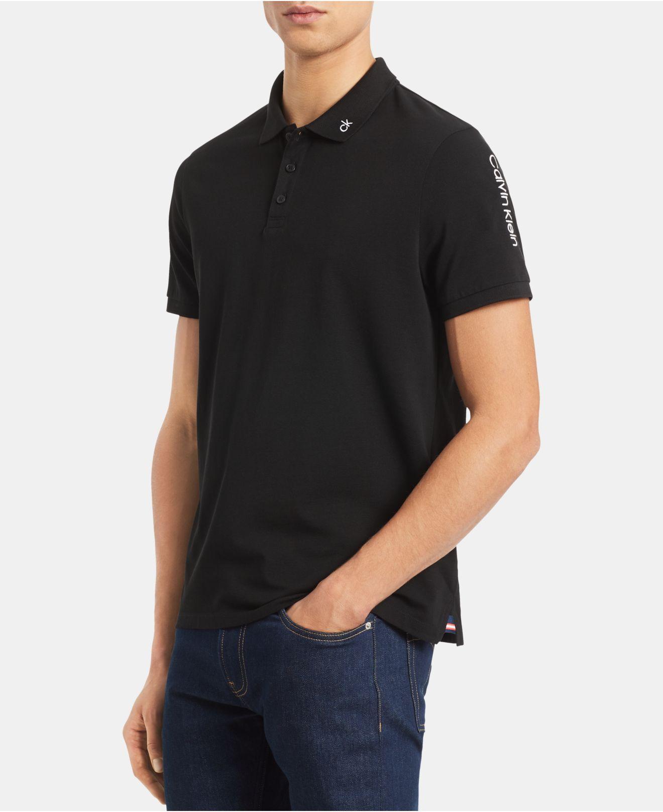 calvin klein pima cotton polo