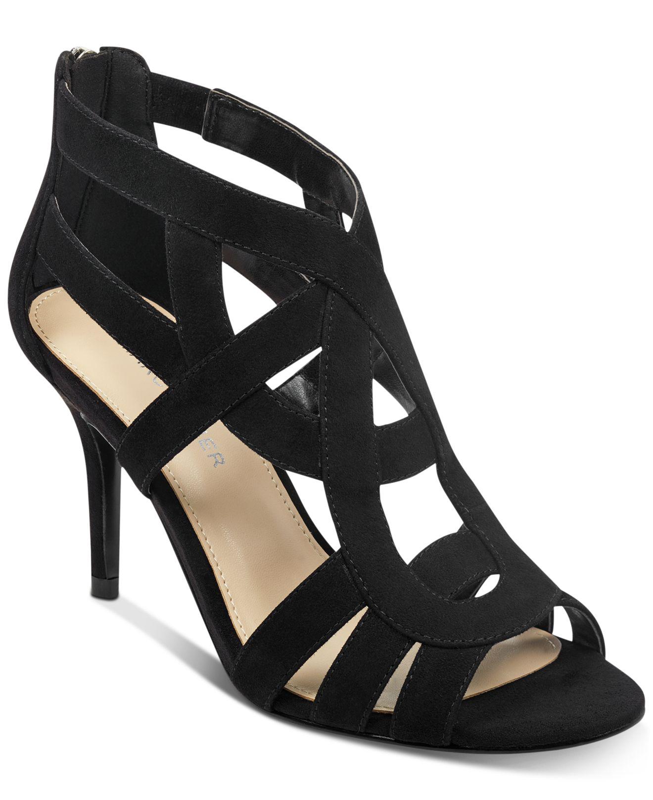 marc fisher nala mid heel evening sandals