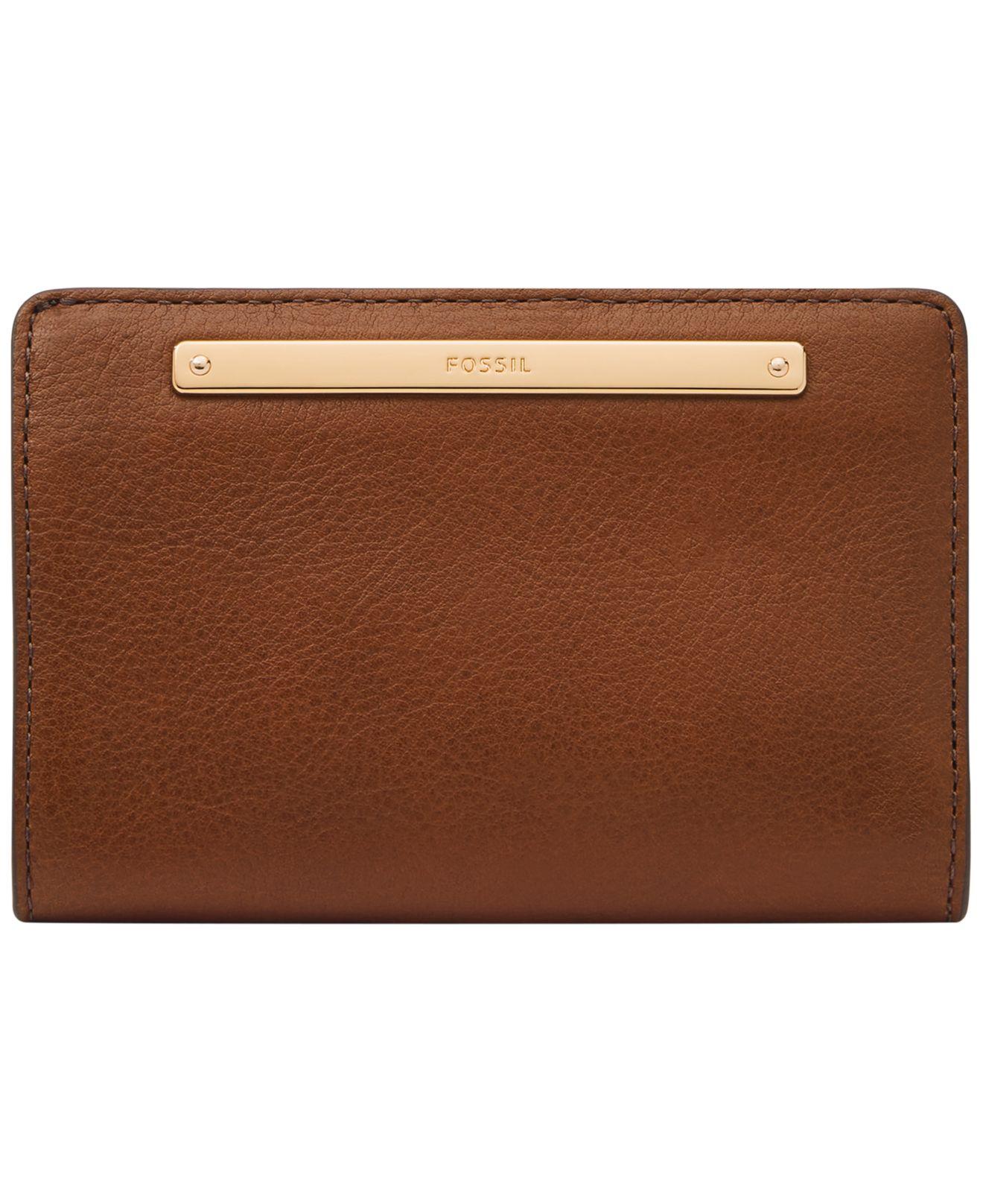 Fossil Liza Multifunction Bifold Wallet in Brown Lyst