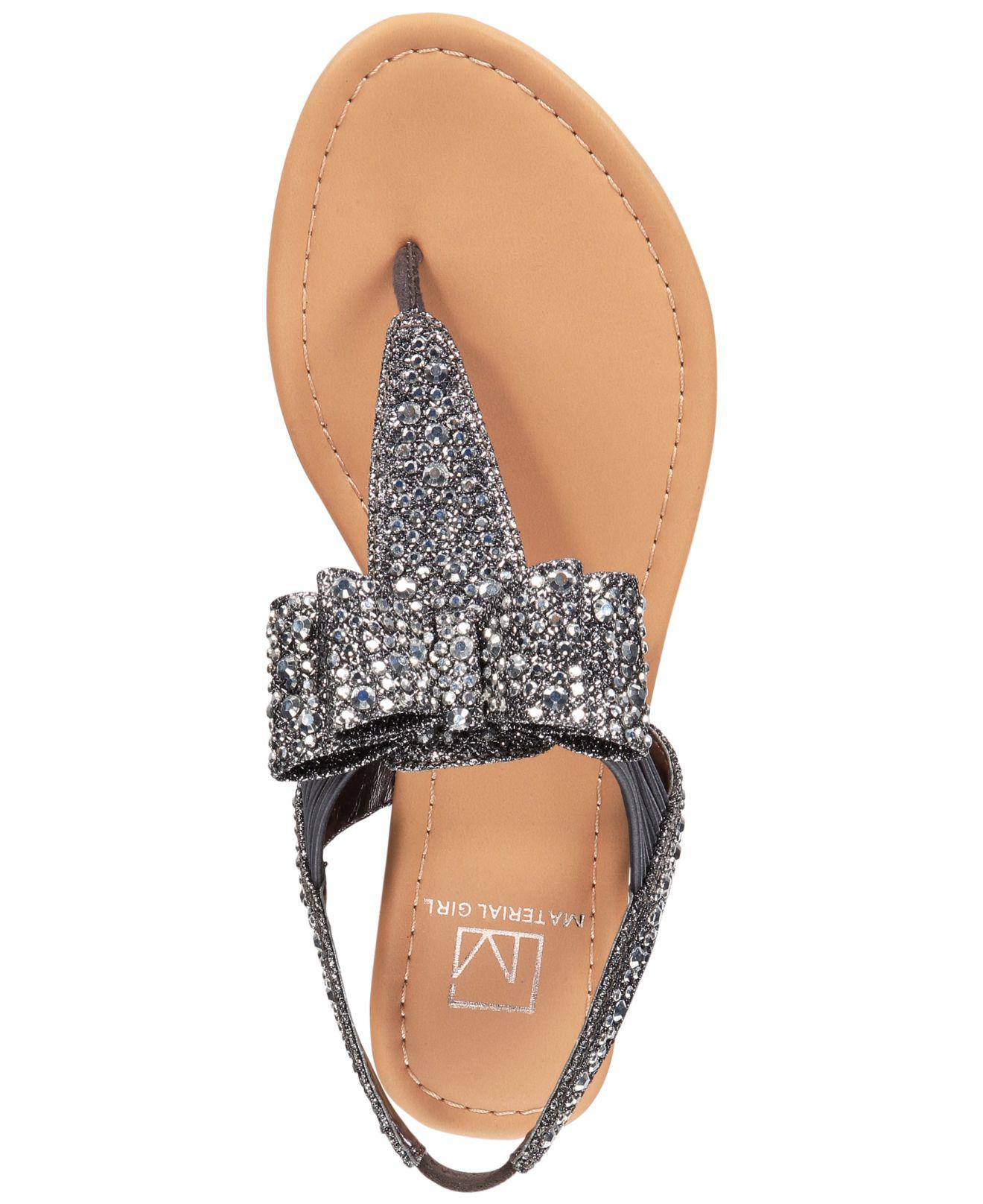material girl shayleen flat thong sandals