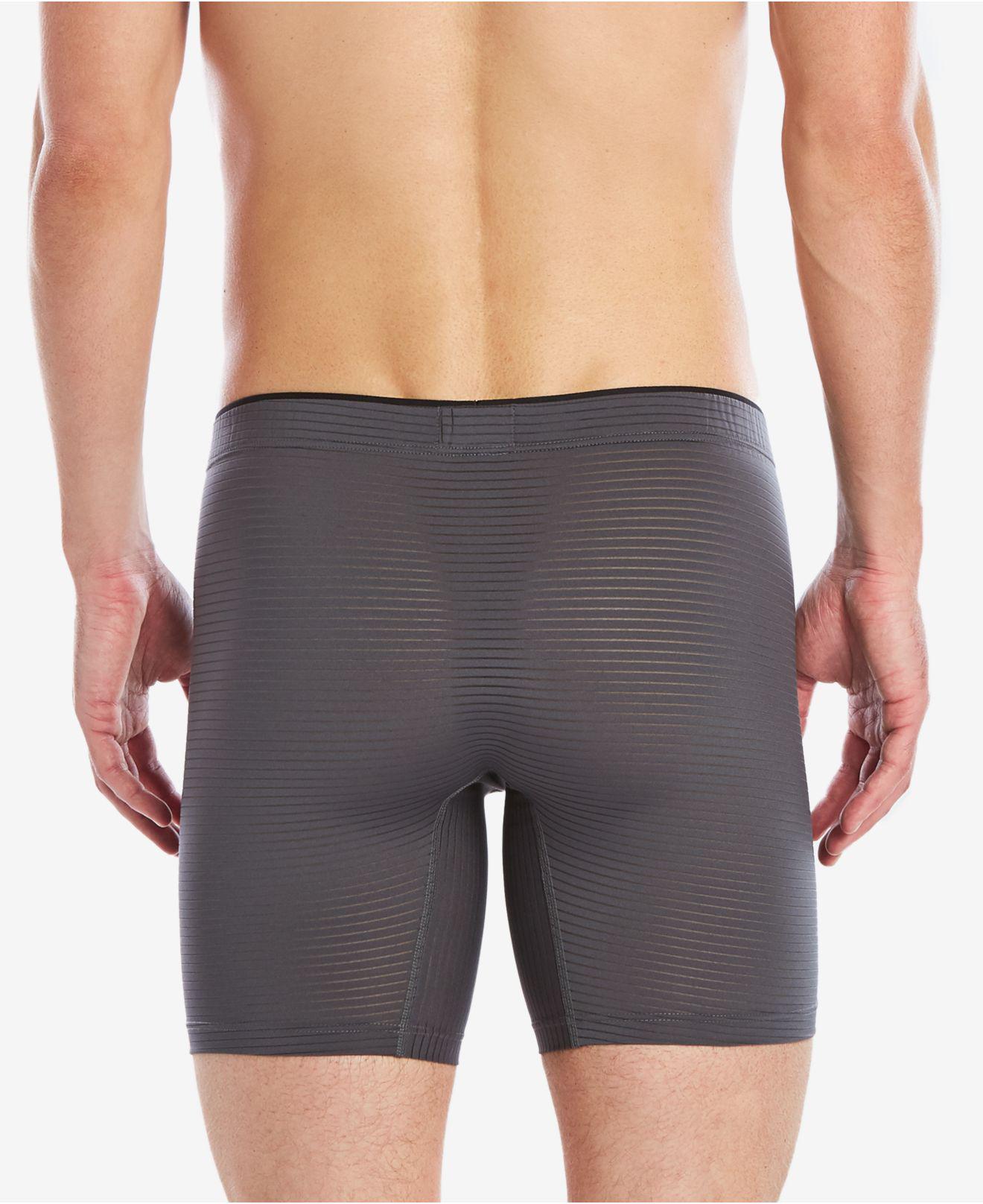 Sandbank Men's Sexy Lace Panties Underwear Sheer Low Rise Boxer Brief Underwear Medium