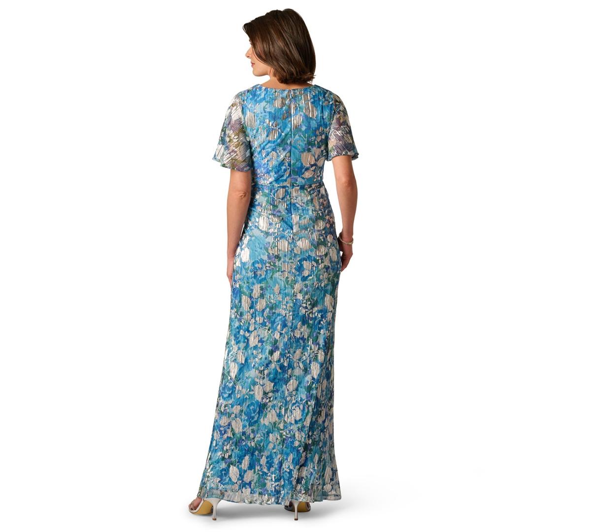sachin and babi light blue dress Adrianna Papell Flutter Sleeve Dresses for Women main image 0