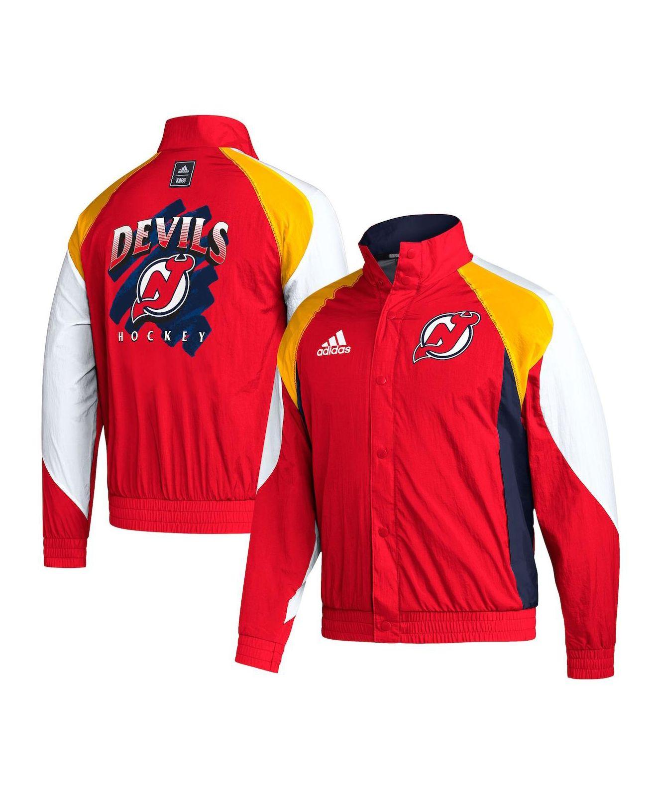 adidas Red And White New Jersey Devils Reverse Retro 2.0 Fullsnap