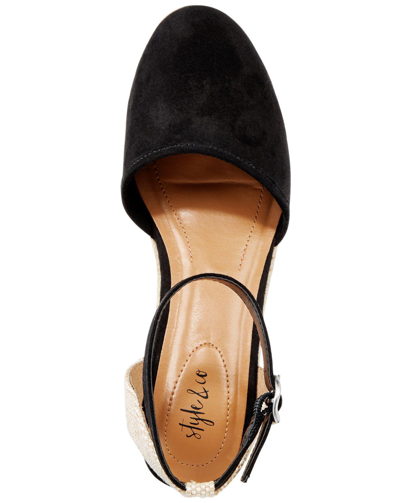 Style & Co. Denim Mailena Wedge Espadrille Sandals, Created For Macy's