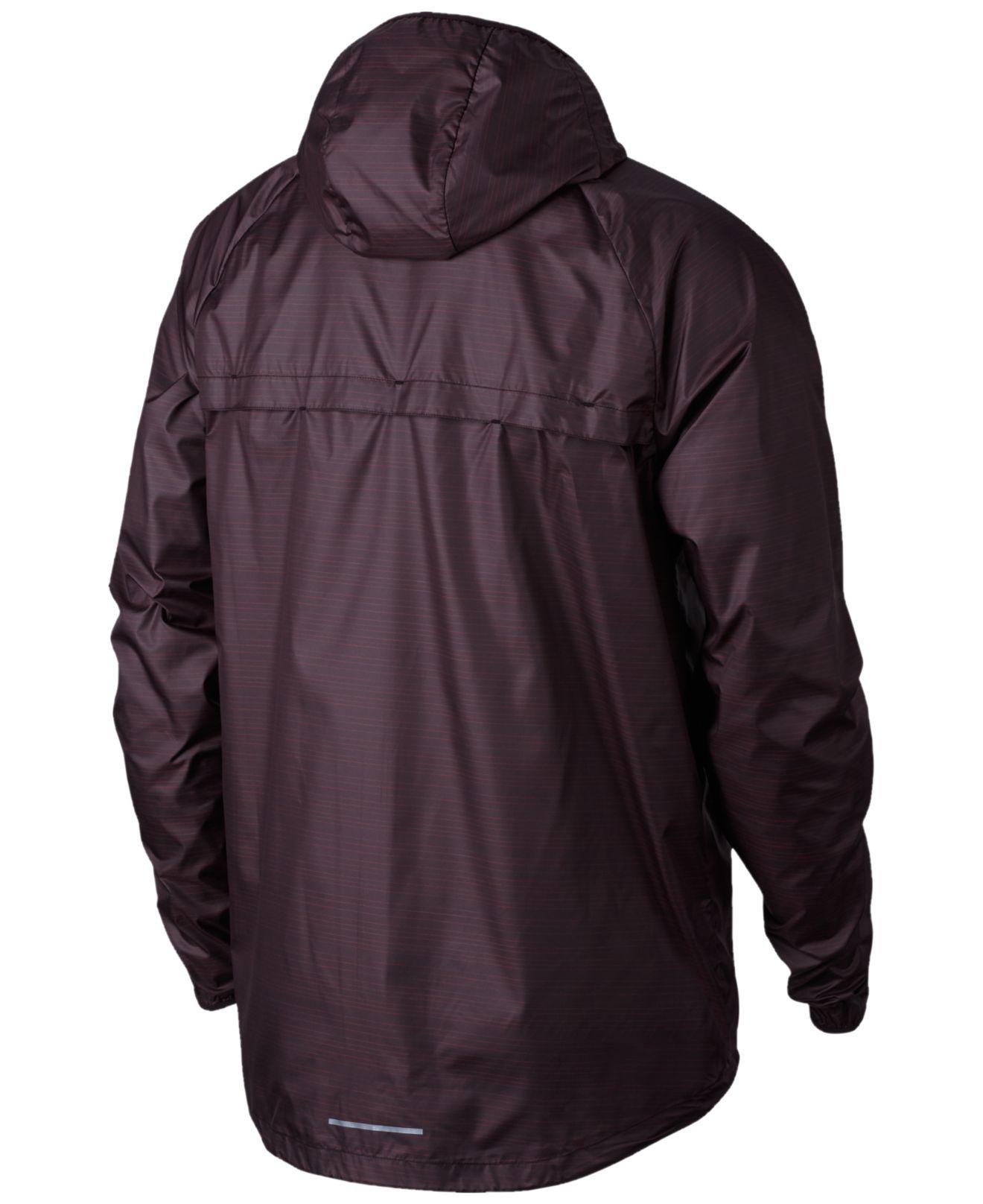 essential hooded running jacket