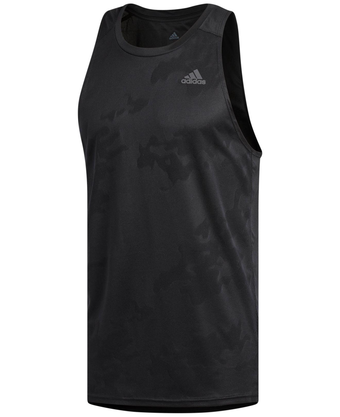adidas Synthetic Response Climacool® Running Tank Top in Black for Men |  Lyst