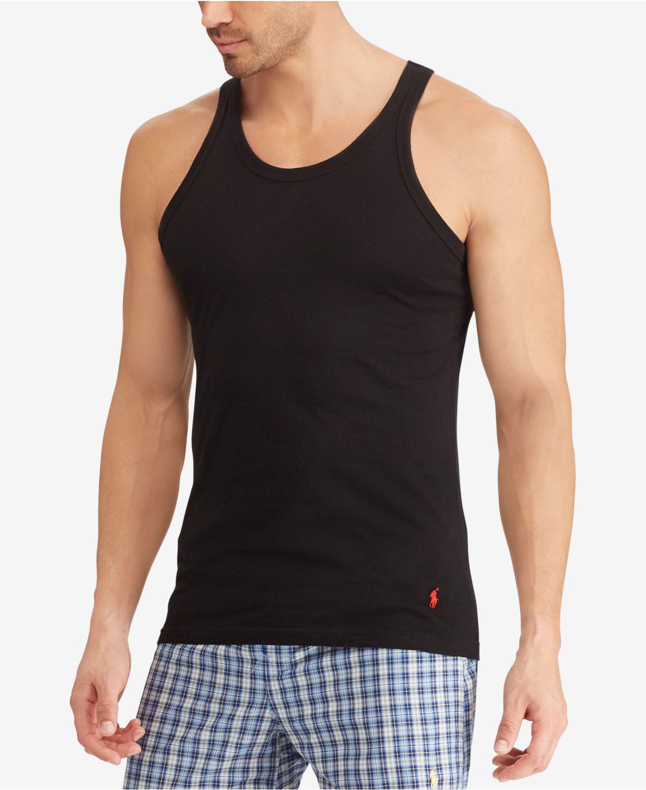 Polo Ralph Lauren Men's Underwear, Slimfit Stretch Cotton Jersey Tank