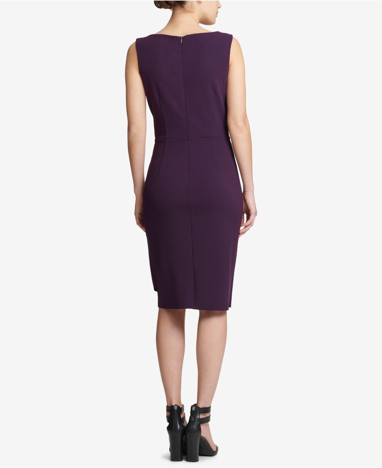 dkny purple dress