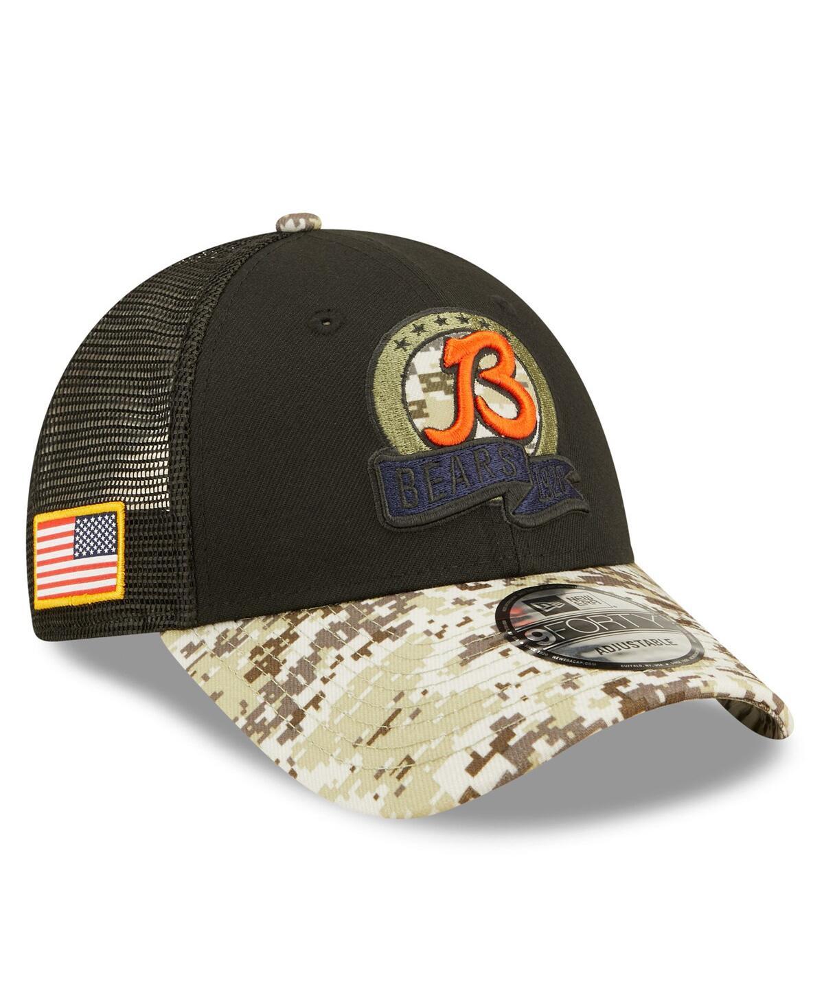 KTZ Camo Atlanta Braves Trucker 9twenty Snapback Hat in Green for