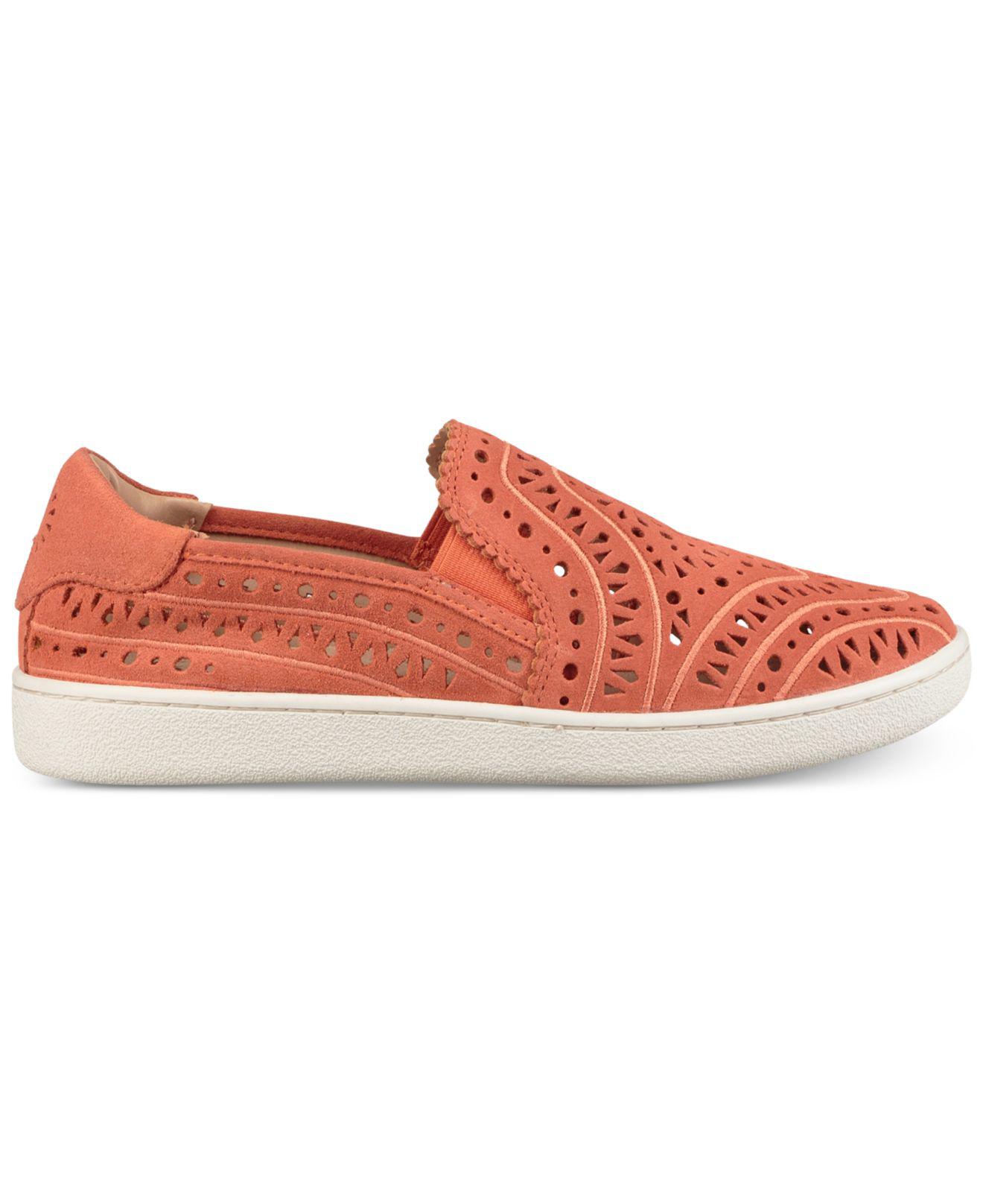 ugg cas perforated slip on sneakers