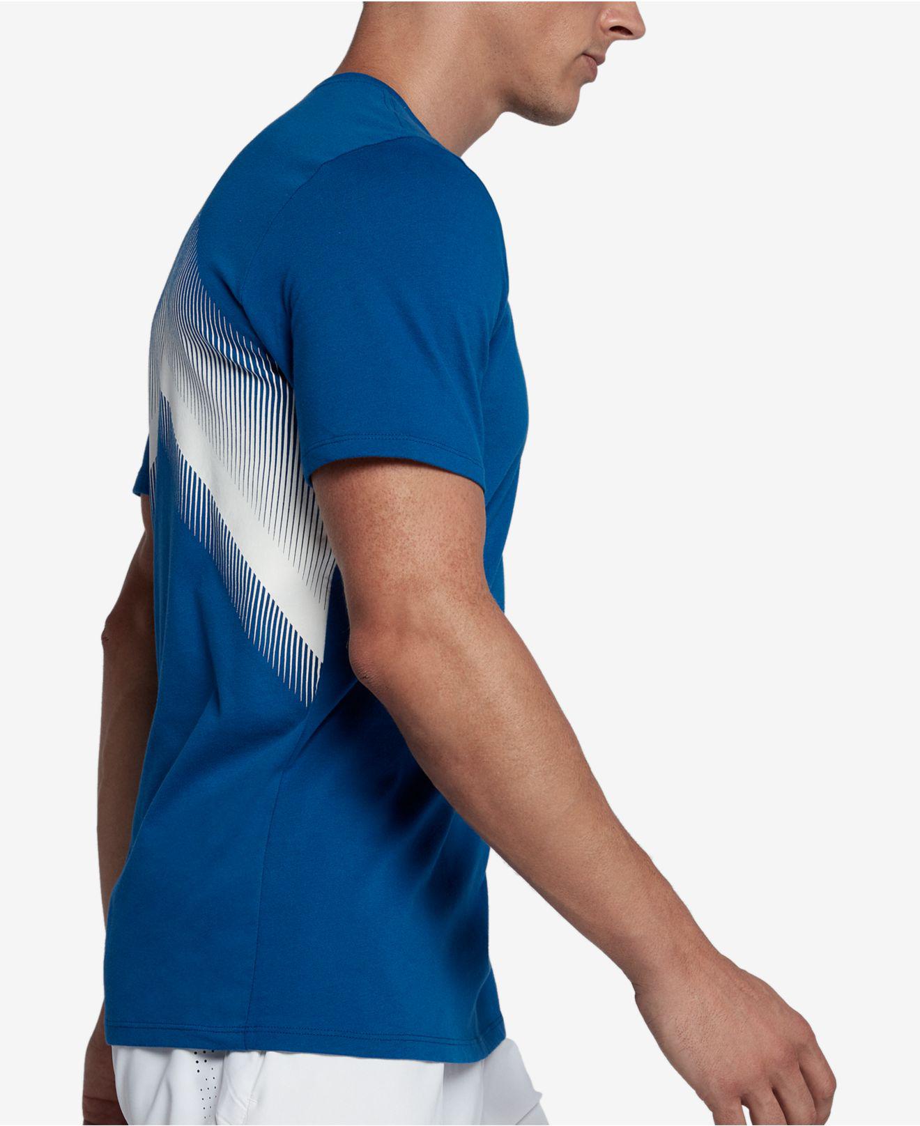 Station bezorgdheid Standaard Nike Men's Rafael Nadal Logo T-shirt in Blue for Men | Lyst