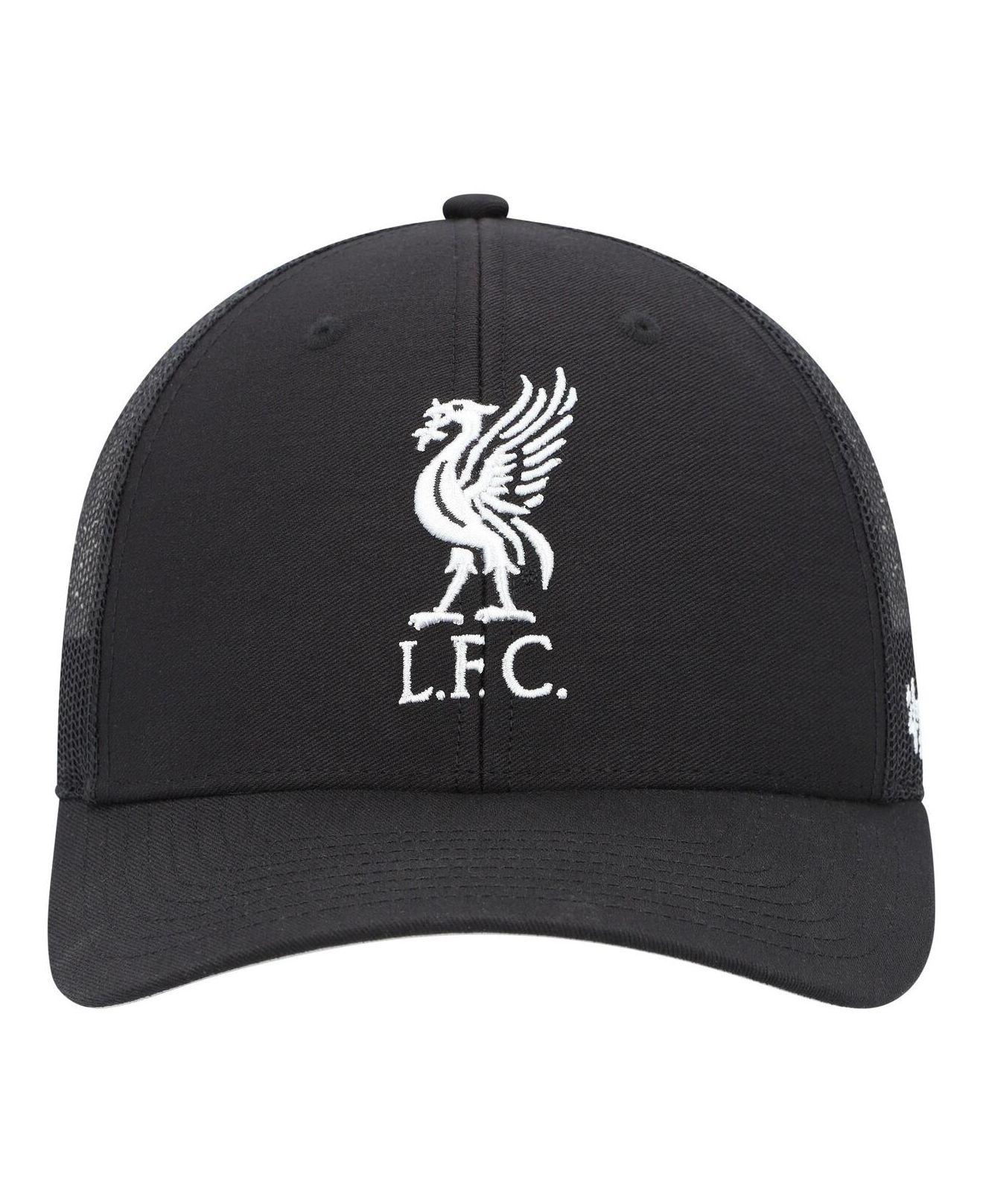 47 Brand Black Liverpool Trucker Adjustable Hat for Men | Lyst