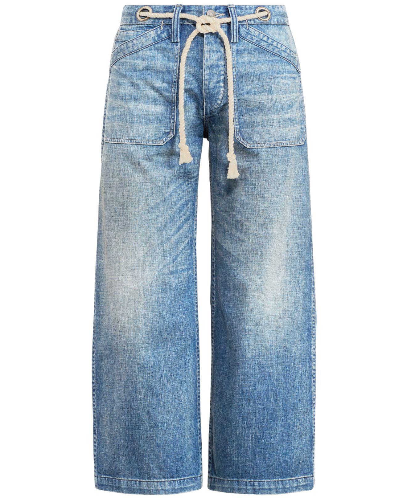 Polo Ralph Lauren Cotton Wide-leg Crop 
