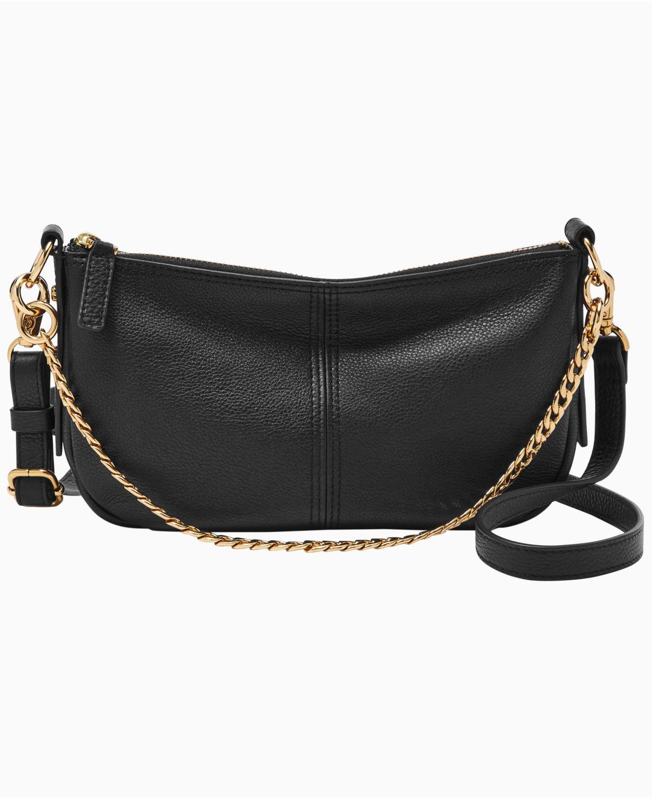 Fossil Jolie Baguette Mini Bag in Black Lyst