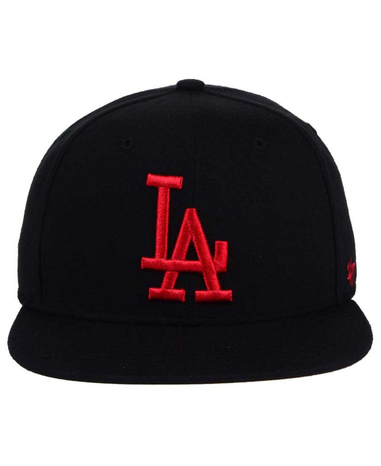 CAMOFILL LA Dodgers schwarz 47 Brand Adjustable Cap 
