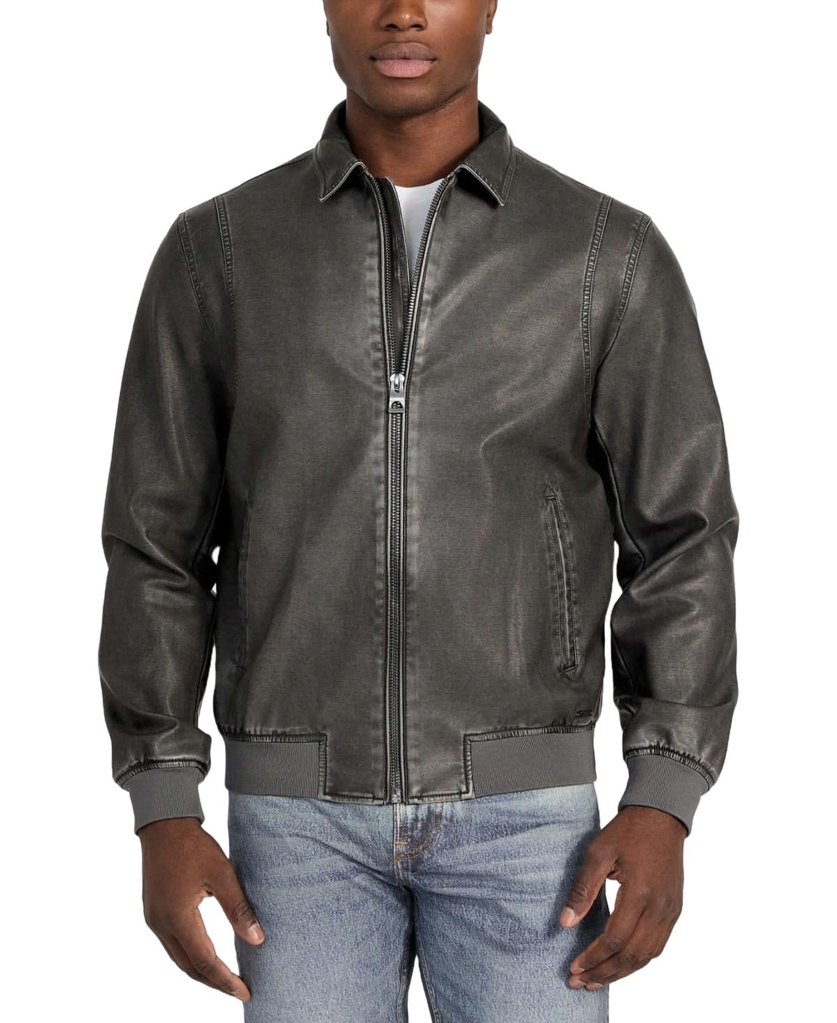 Biker Jacket Macys Guess Jacket Mens Mens Leather Jacket GUESS