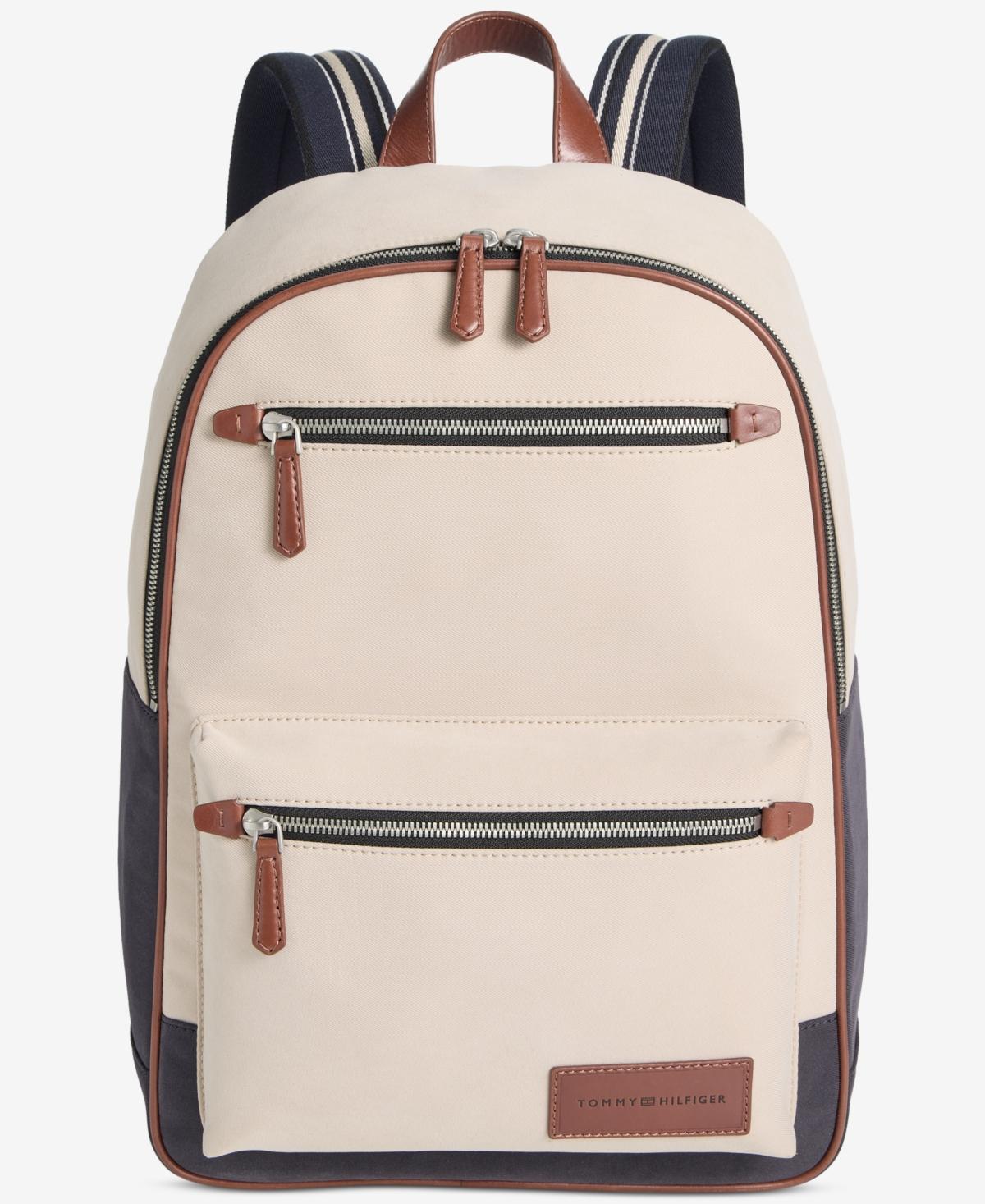 Tommy Hilfiger Medium Casual Backpack in Natural for Men Lyst