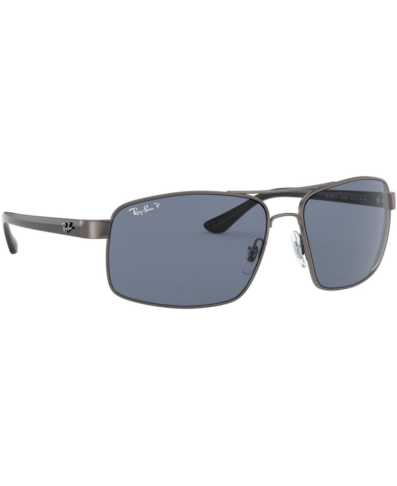 Ray Ban Polarized Sunglasses Rb3604ch62 P In Blue For Men Lyst