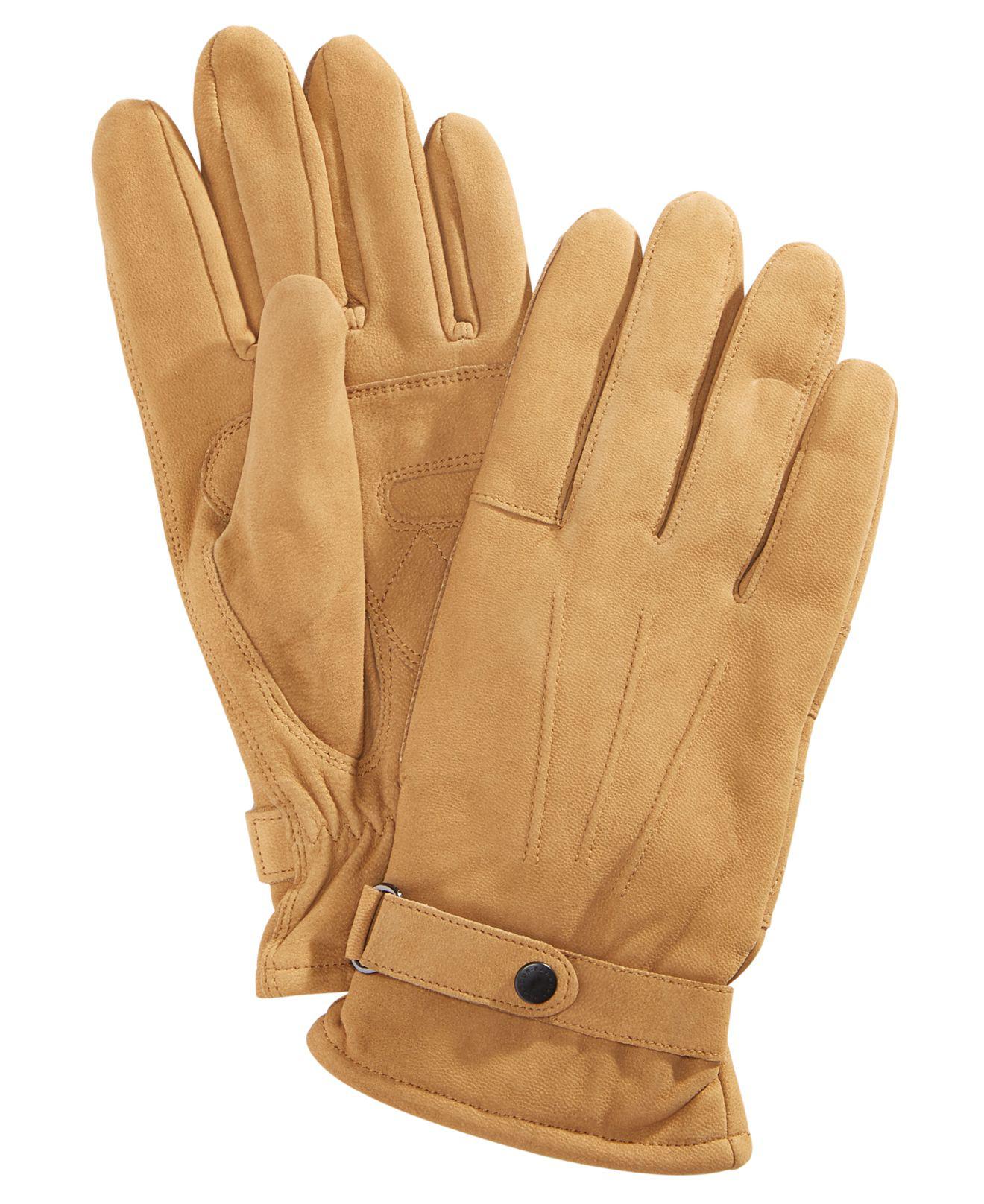 barbour insulated leather gloves