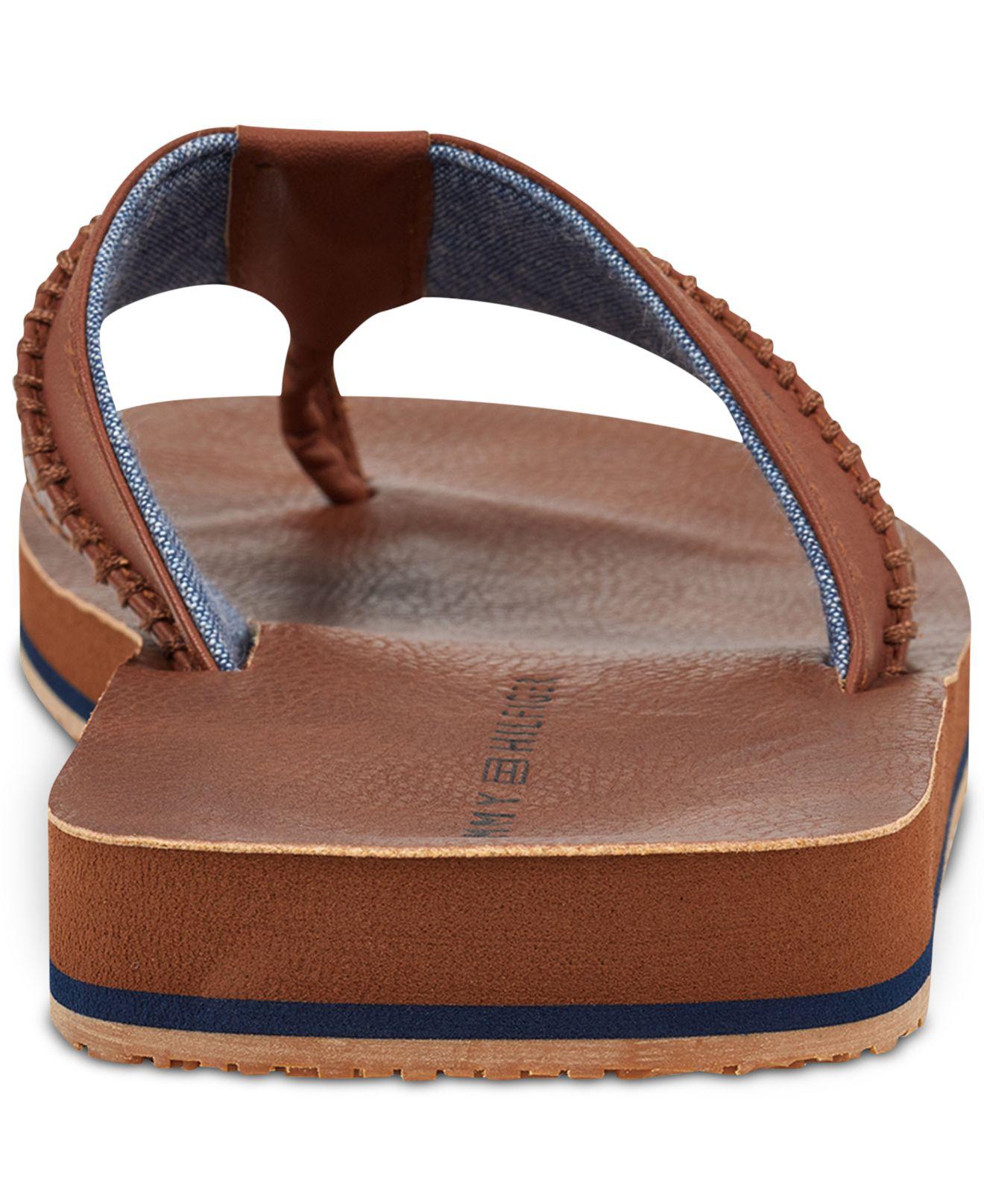 tommy hilfiger men's dilly thong sandals