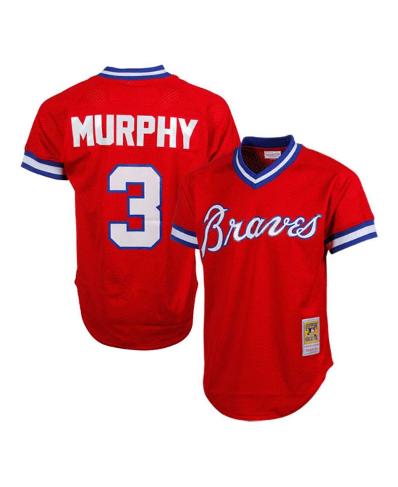 Mitchell And Ness Dale Murphy Red Atlanta Braves 1980 Authentic