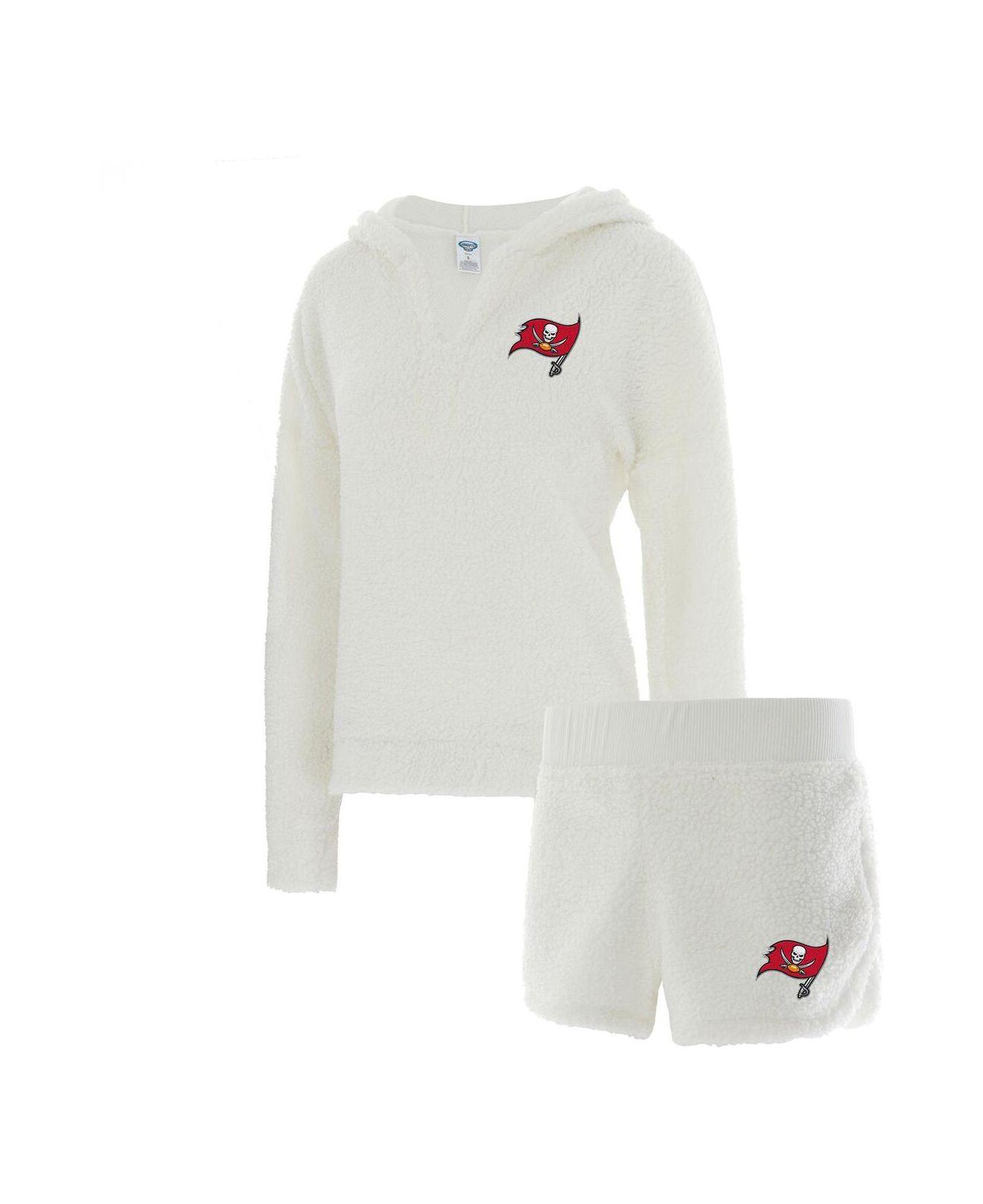 Lids Tampa Bay Lightning Concepts Sport Women's Crossfield Long Sleeve Top  & Shorts Sleep Set - Cream