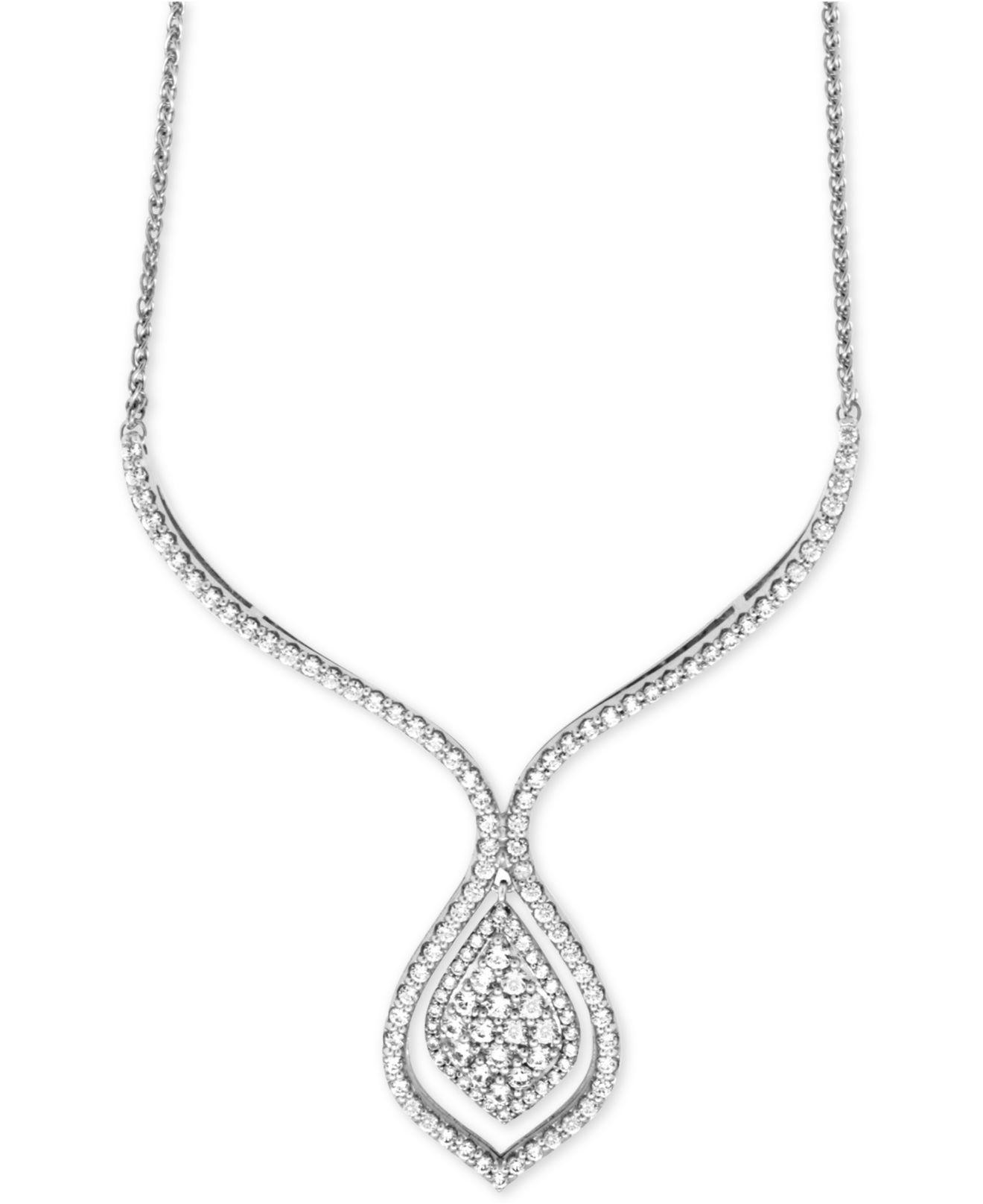 Wrapped in Love Diamond Statement Necklace (11/2 Ct. T.w.) In 14k
