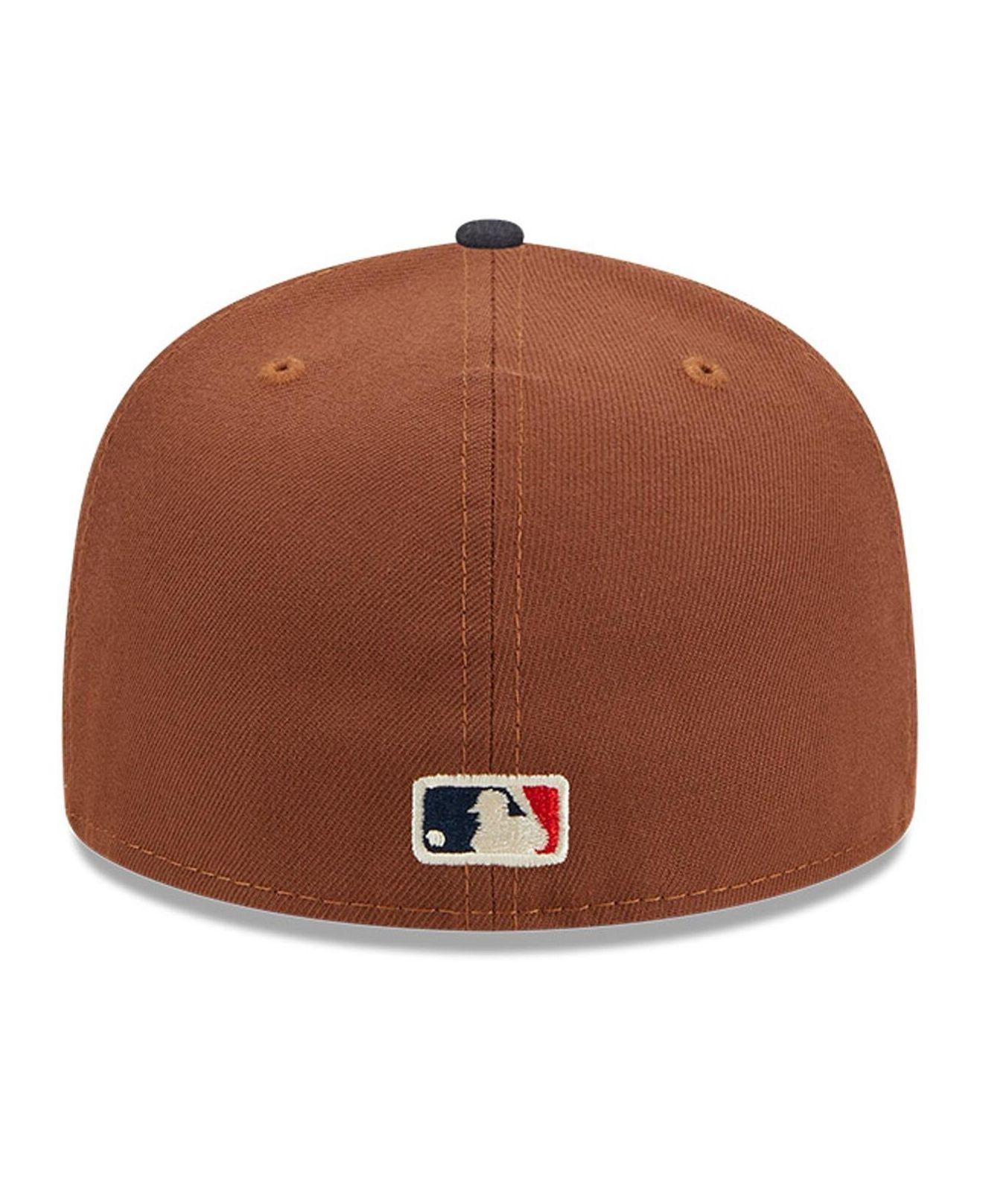 Men's New Era Brown/Maroon York Yankees Chocolate Strawberry 59FIFTY Fitted Hat