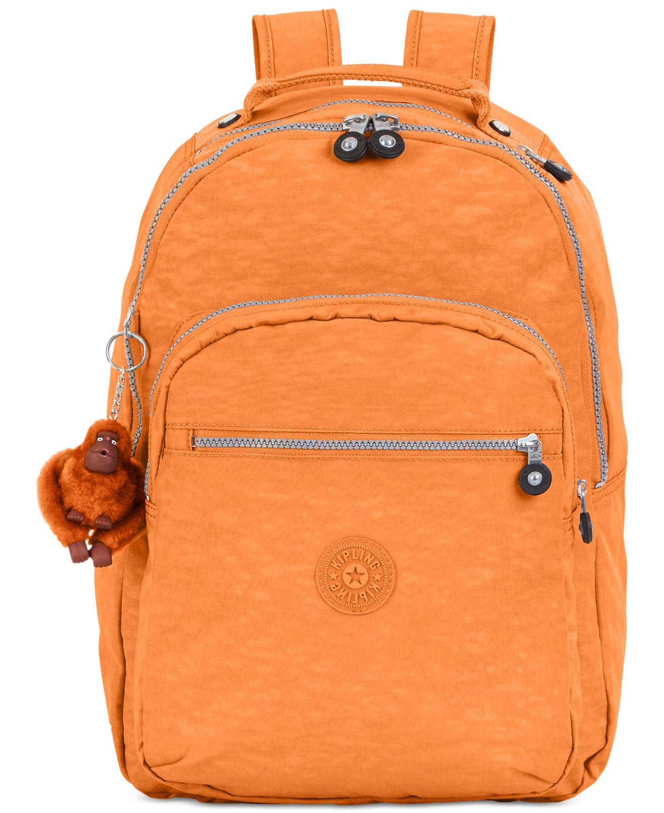 Kipling Seoul Print Backpack in Orange | Lyst