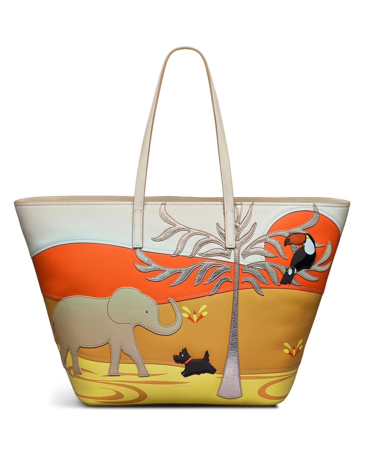RADLEY On Safari 小型オープントップグラブ Radley On Safari X-large Open Top Tote Bag in Orange | Lyst