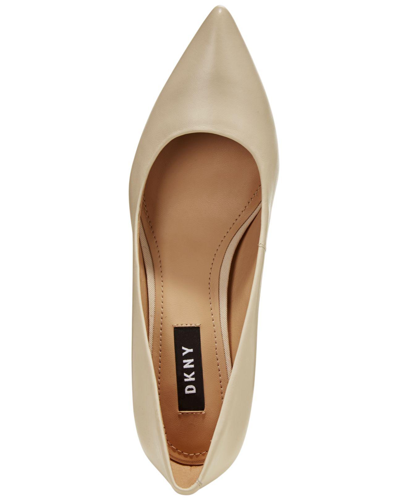 dkny elie leather pumps