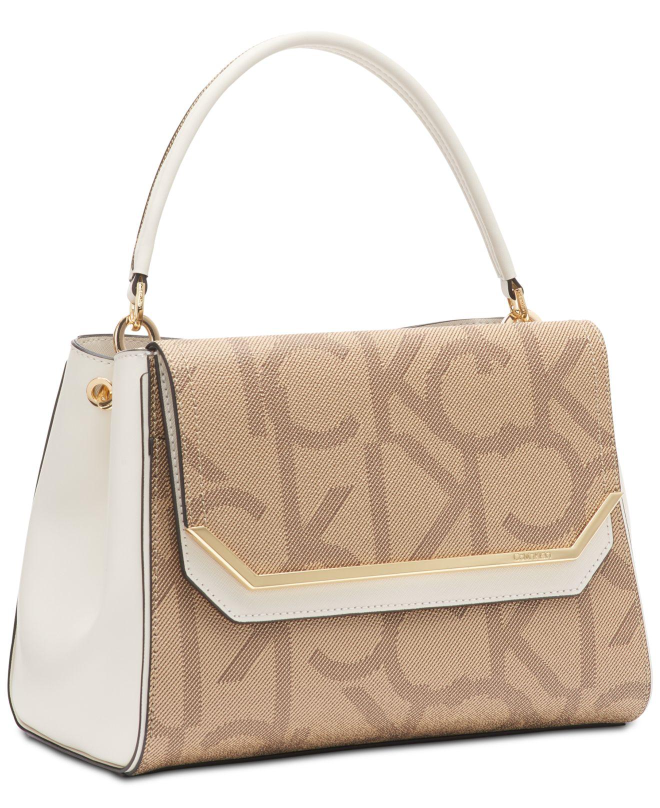 calvin klein tessie satchel
