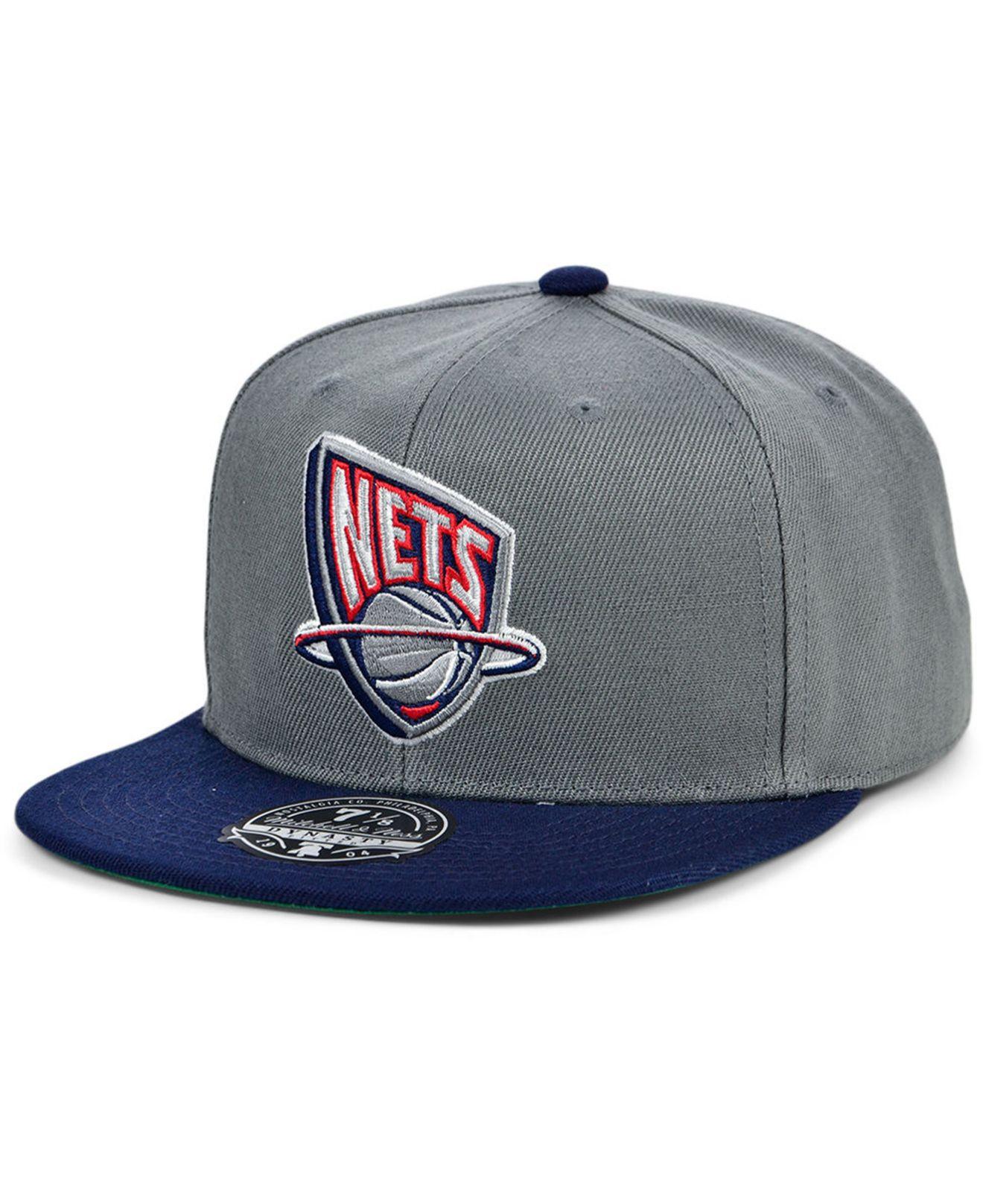 Mitchell & Ness New Jersey Nets Wool 2 Tone Fitted Cap in Blue for Men |  Lyst