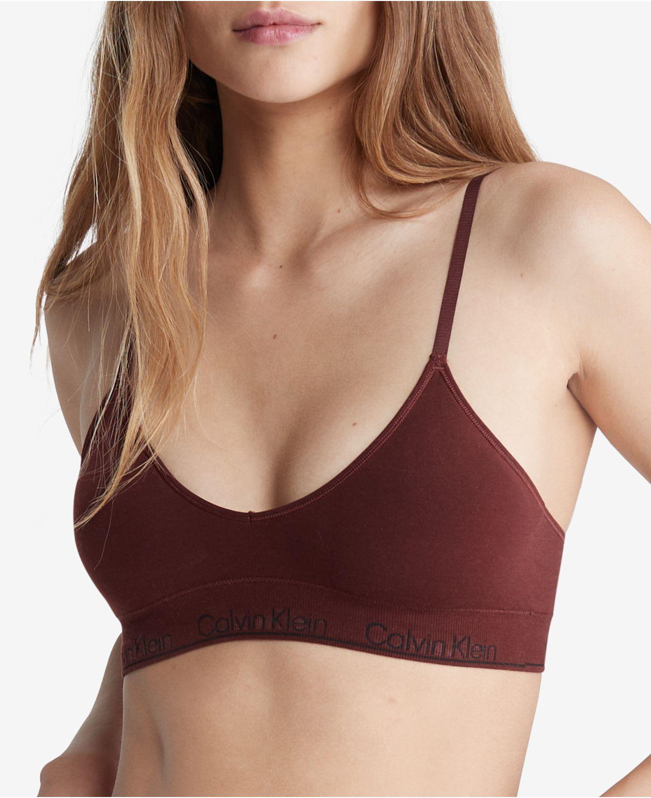 Calvin Klein Modern Seamless Naturals Lightly Lined Triangle Bralette