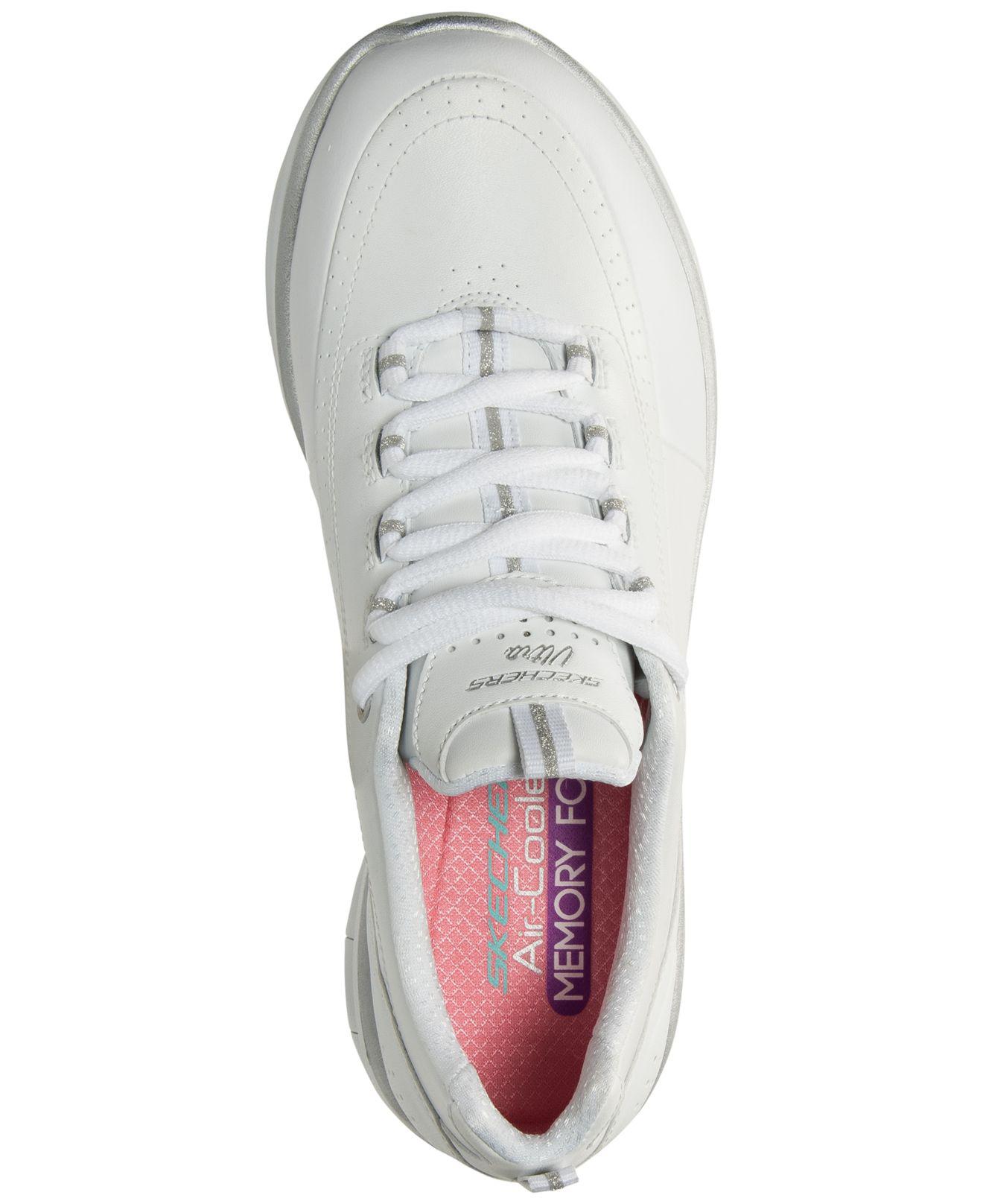 sneakers with leather upper